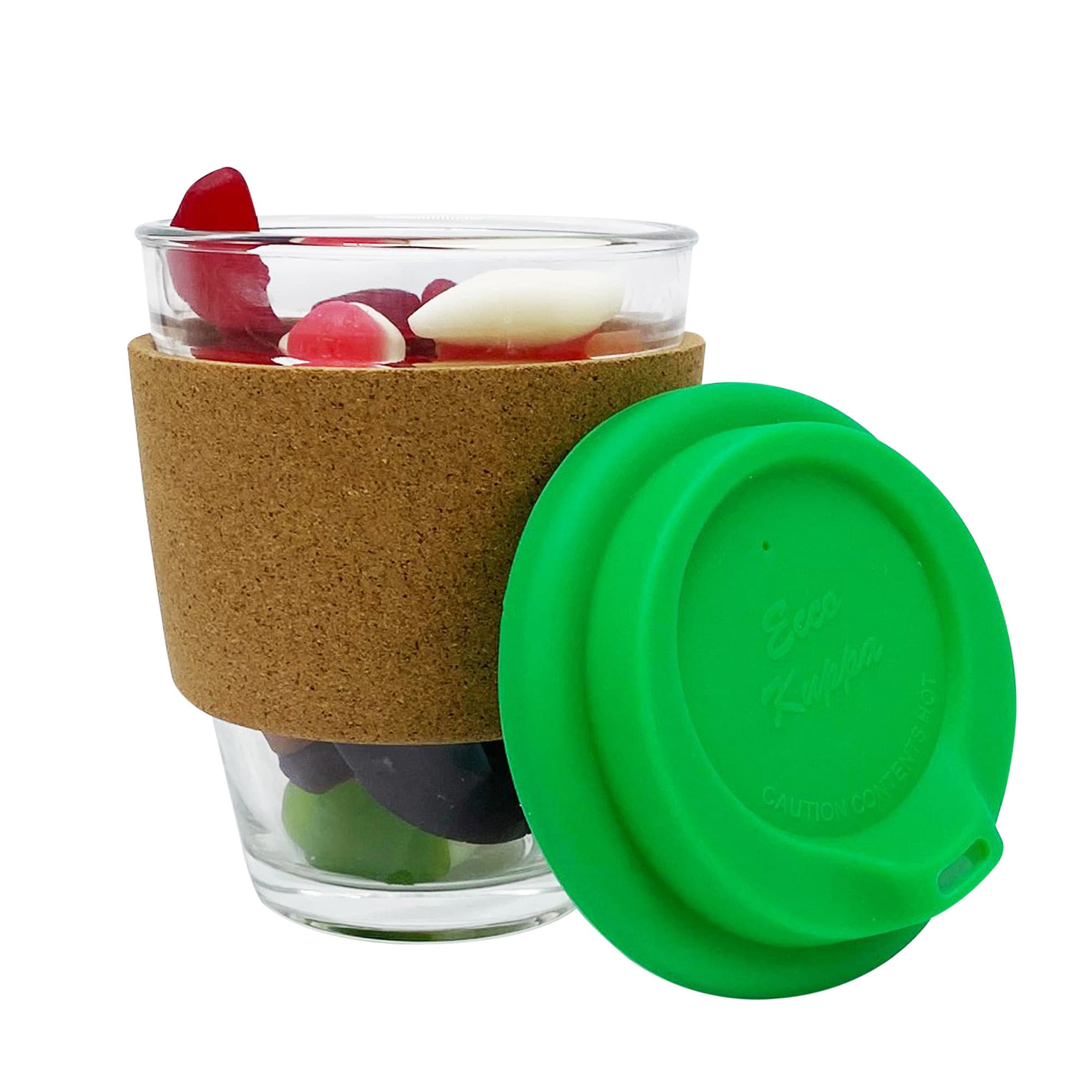 Jelly Party Mix in Cork Band Glass Coffee Cup - PM005 Image