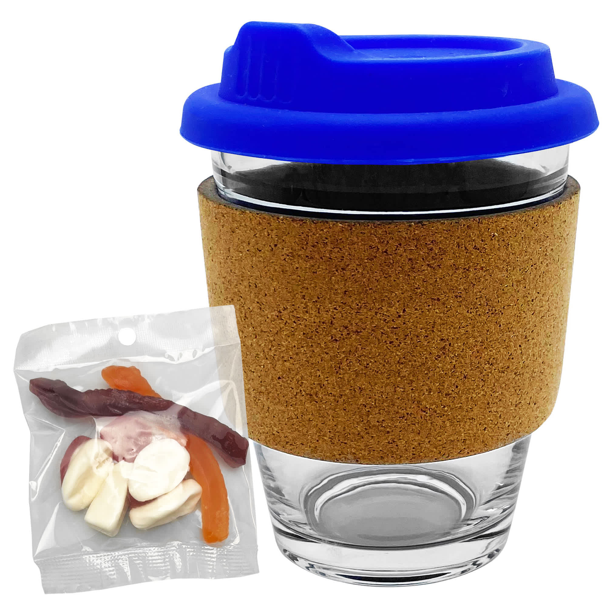 Jelly Party Mix in Cork Band Glass Coffee Cup - PM005 Image