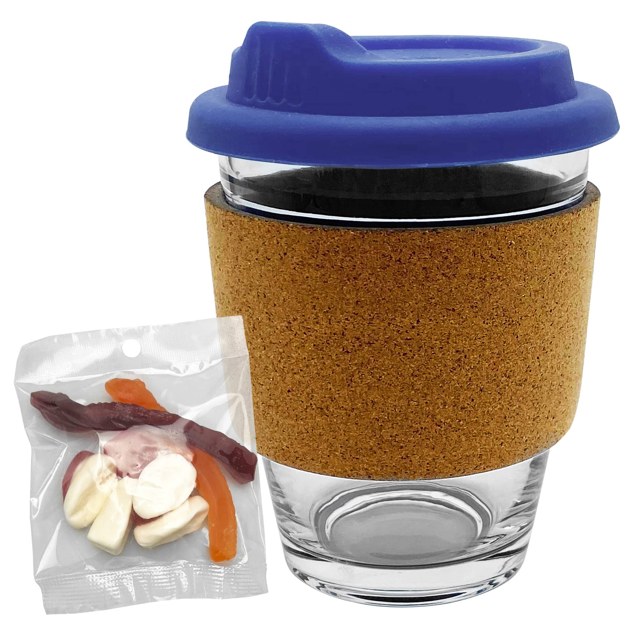 Jelly Party Mix in Cork Band Glass Coffee Cup - PM005 Image
