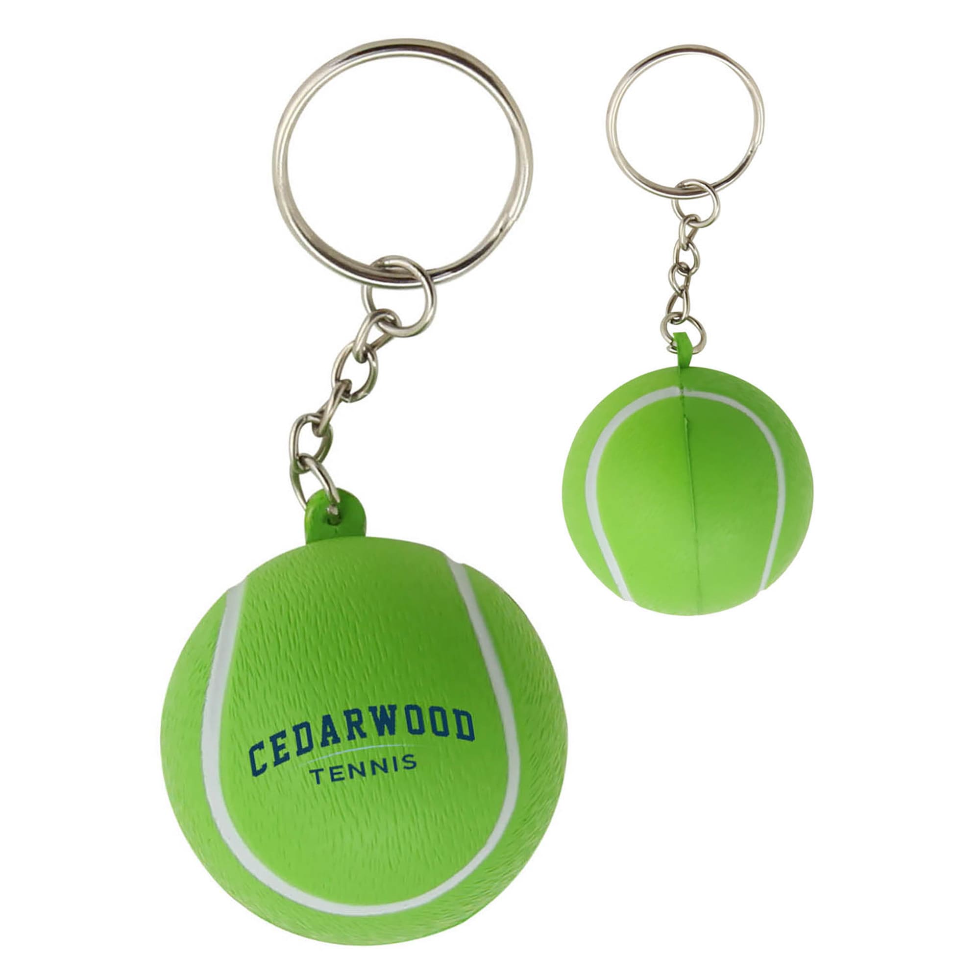 Stress Tennis Ball Key Ring - image 1