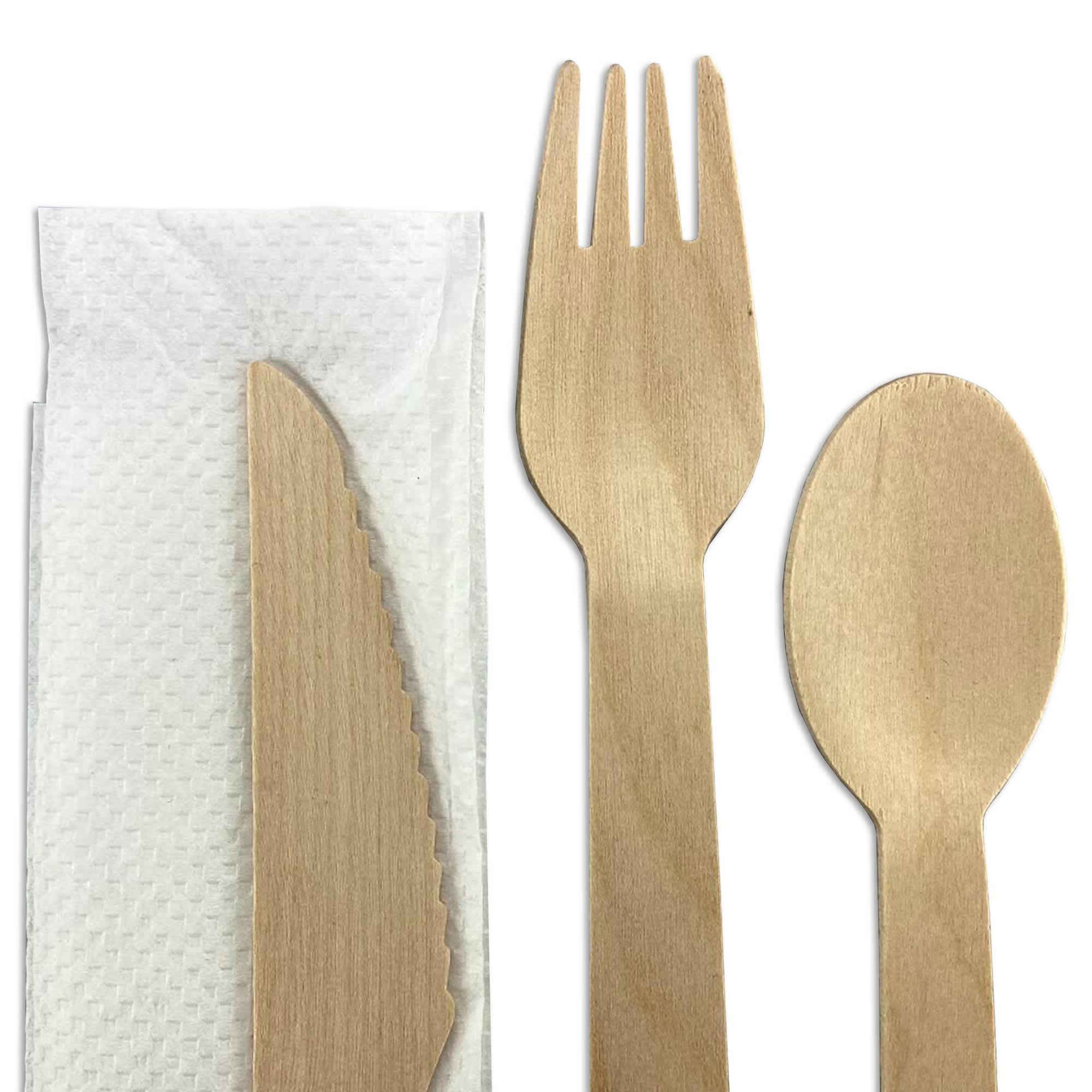 3pcs Wooden Cutlery Set - image 4