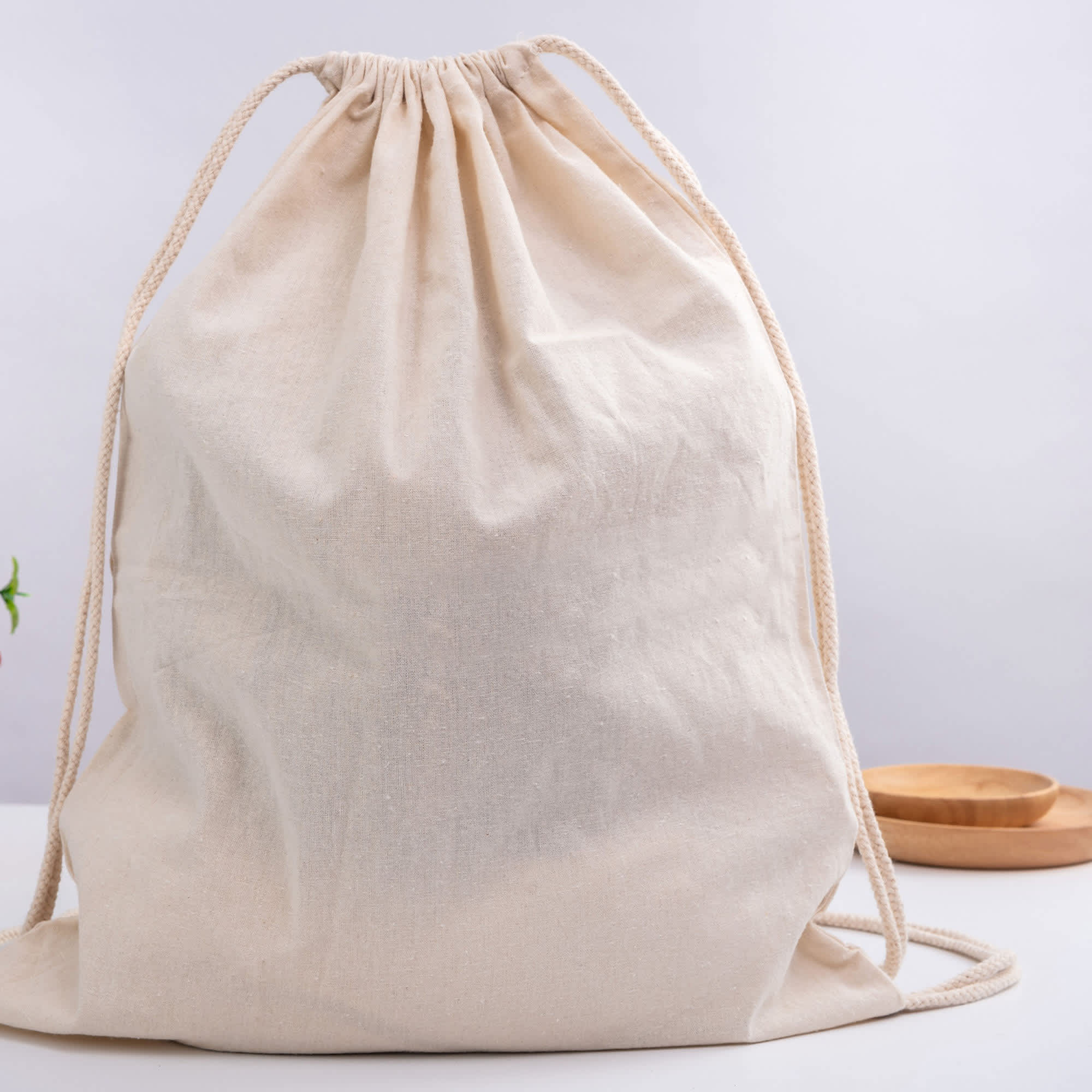 Calico Library Bag Drawstrings - CB003 Image