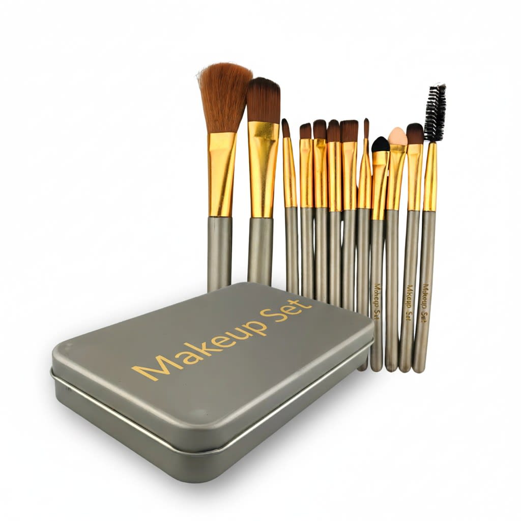 Alternative view of 12-Piece Brush with Metal Box Set