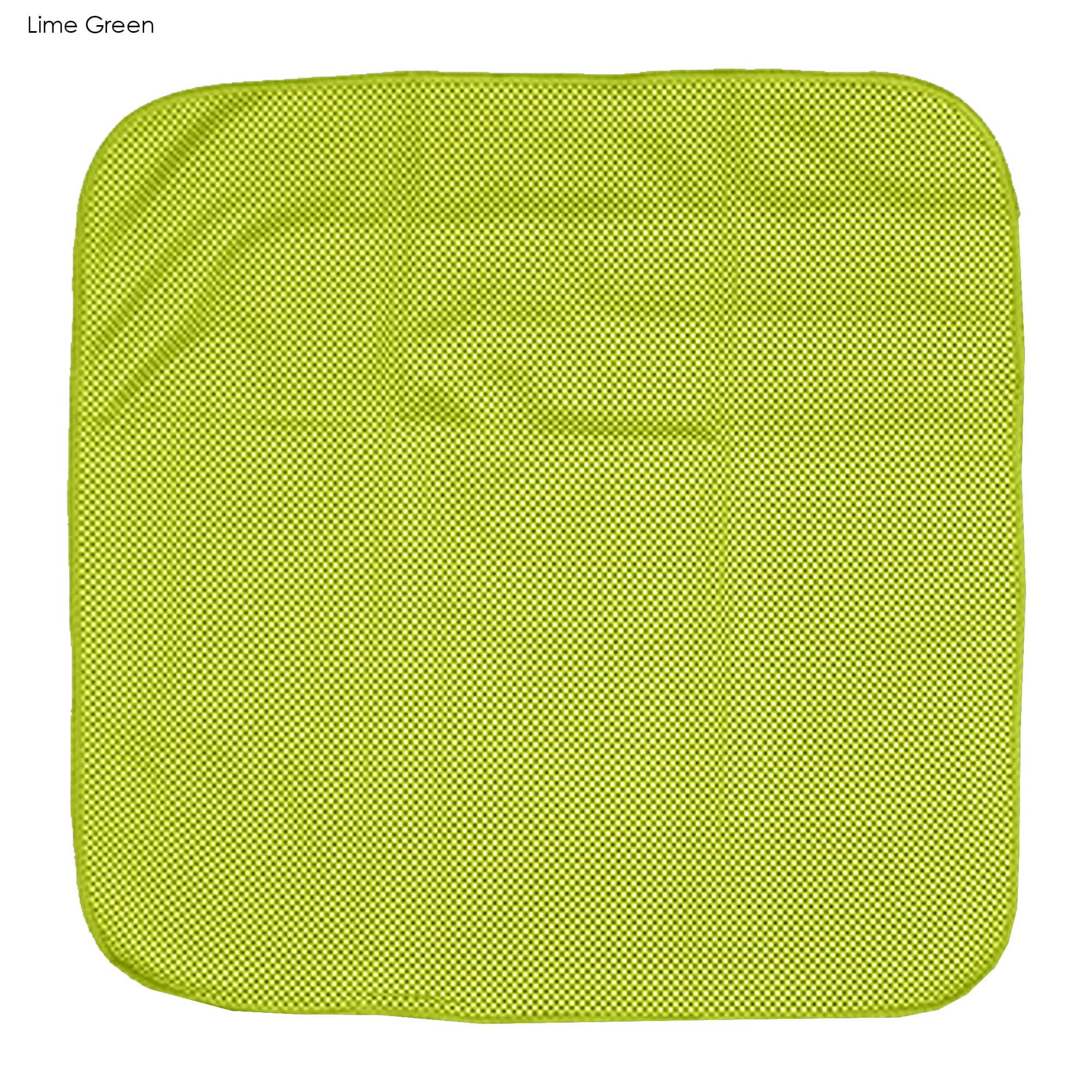 A lime green cooling face cloth with a textured pattern, suitable for leisure and outdoor activities.