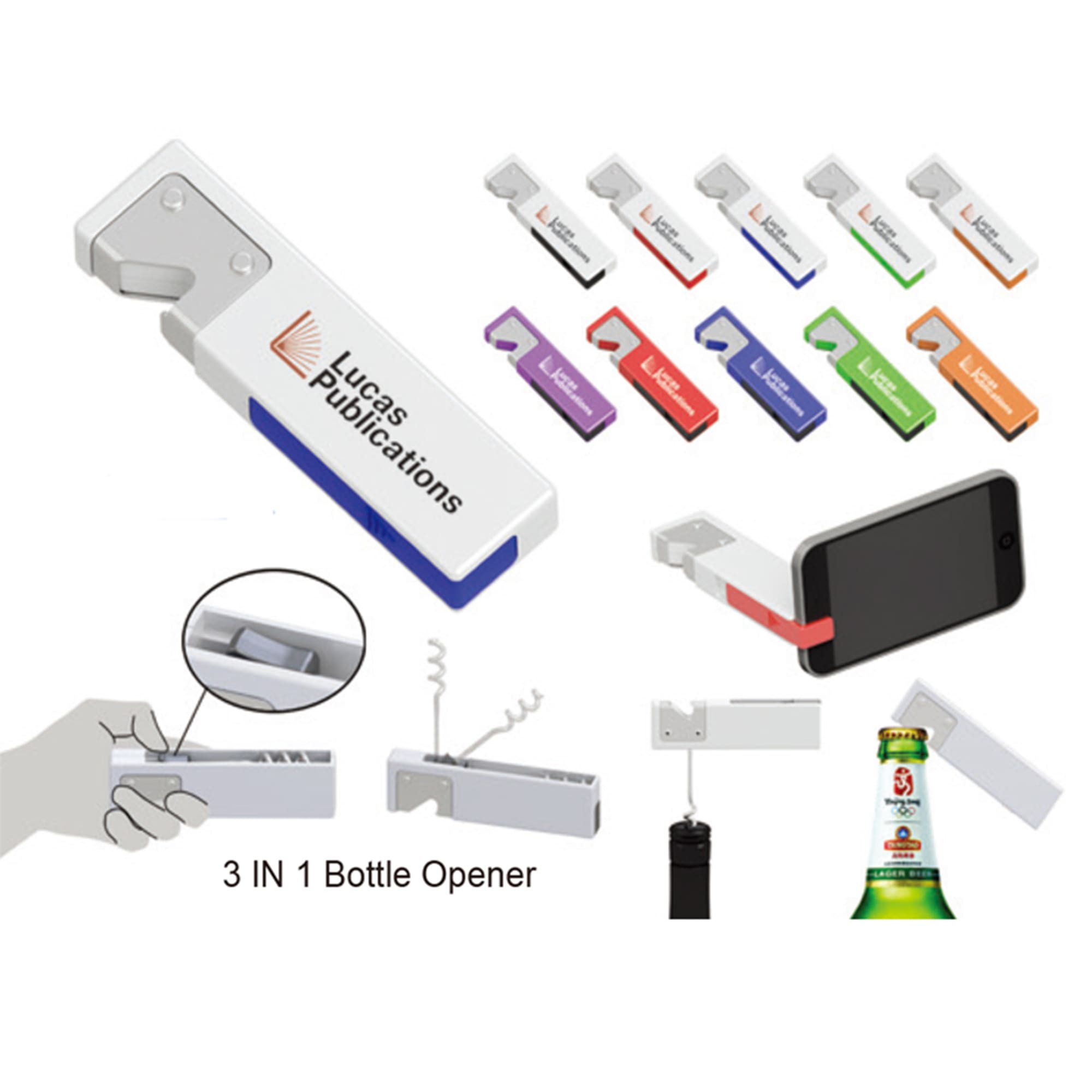 Bottle Opener With Mobile Holder