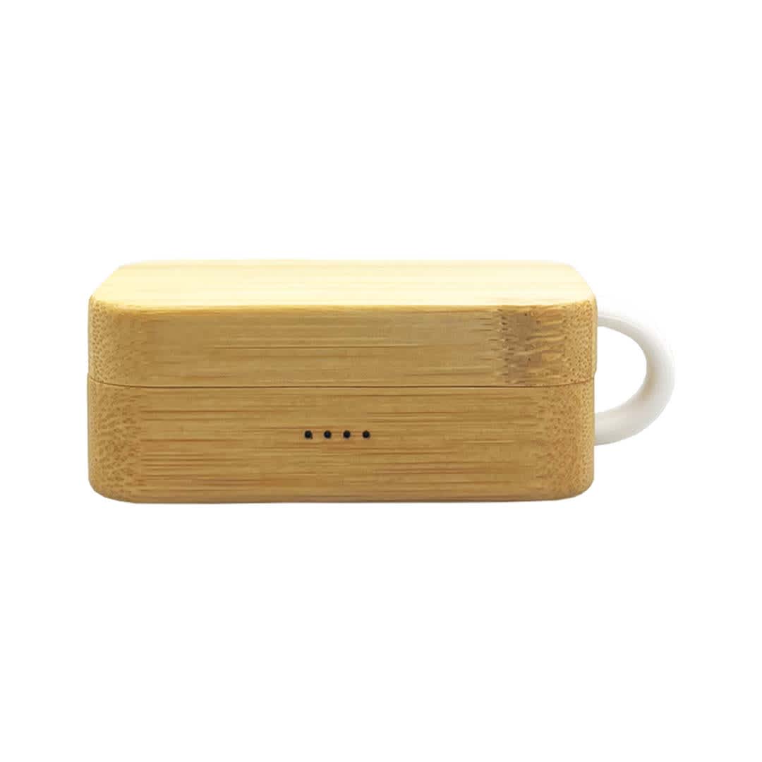 Alternative view of Rockside Bamboo Wireless Earbuds