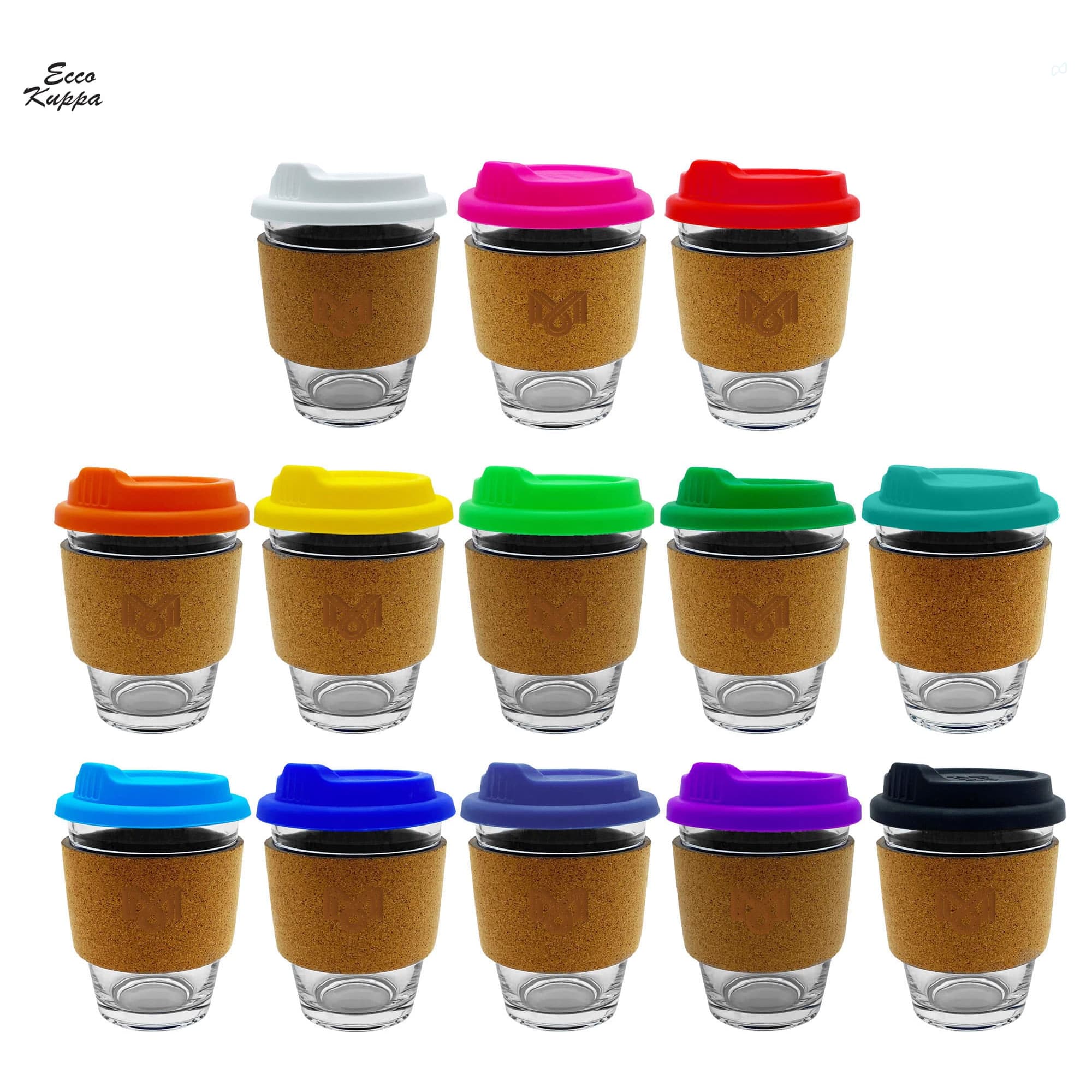 Carlo Glass Coffee Cup – Cork