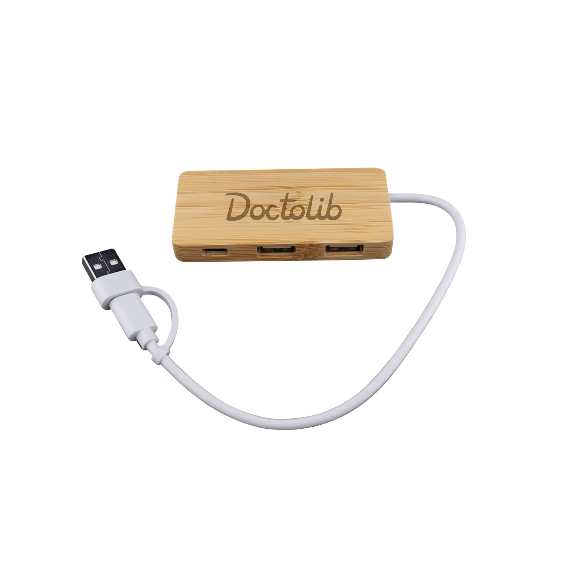 Alternative view of Bamboo USB Hub