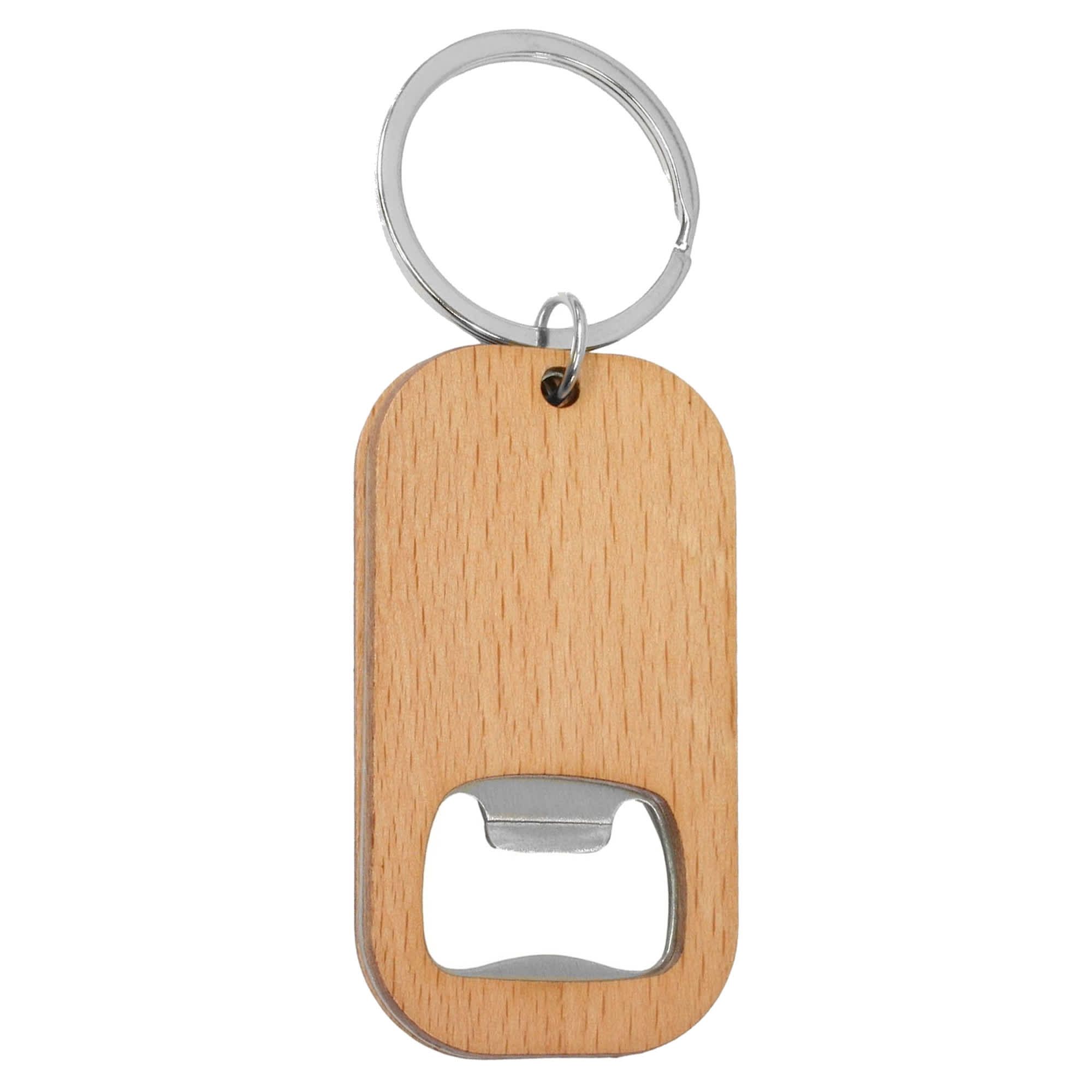 Alternative view of Bamboo Bar Bottle Opener Key Ring
