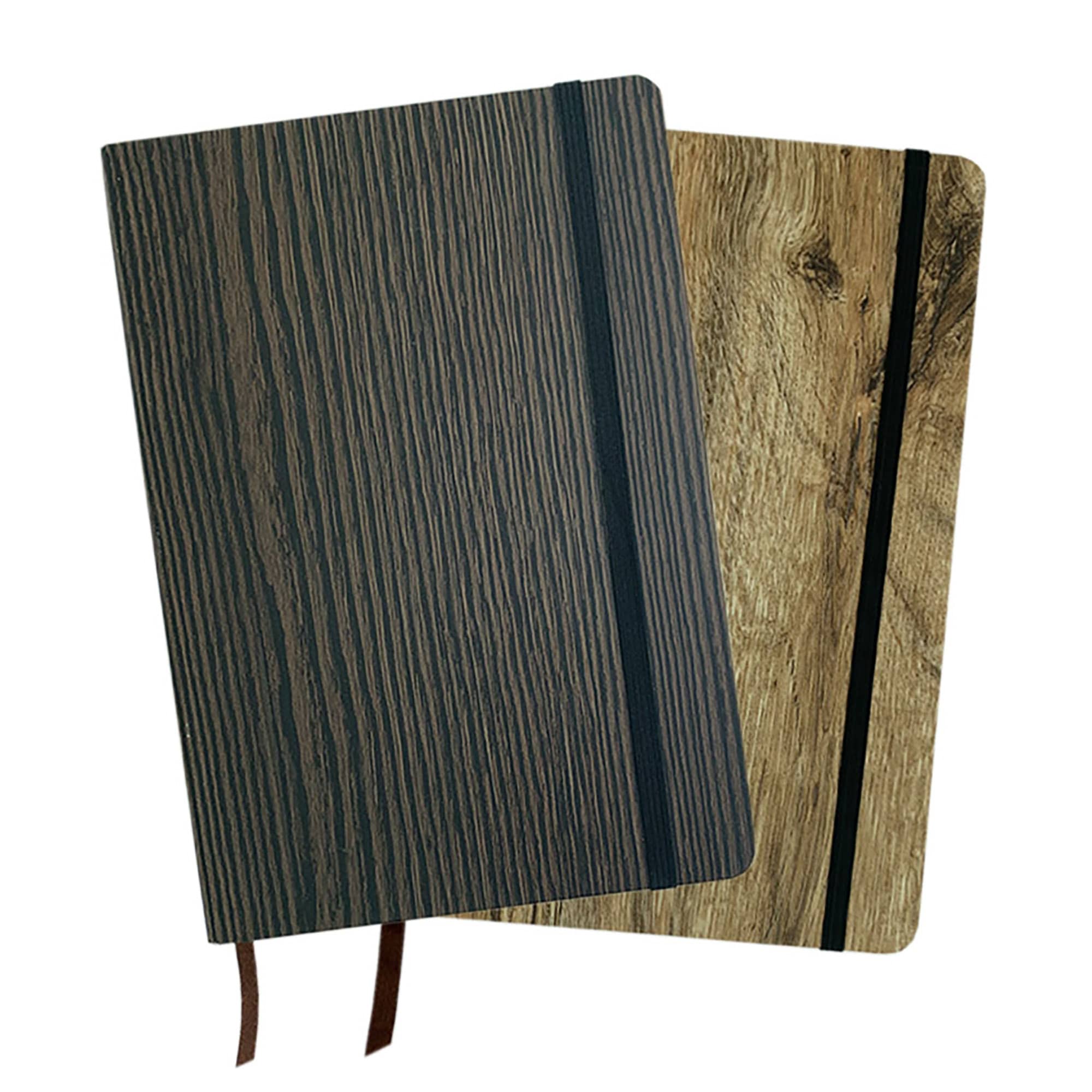 A5 Wood Look Notebook