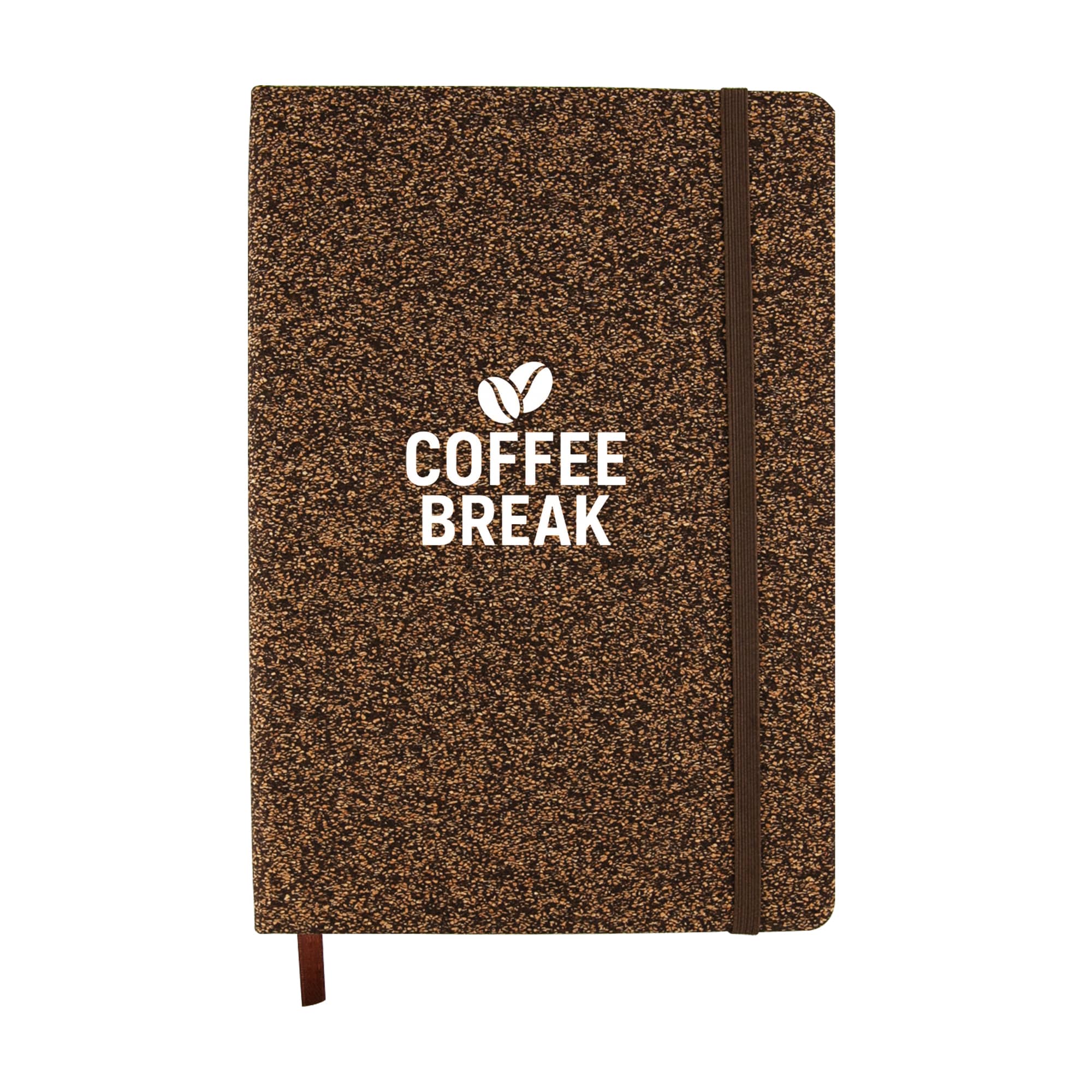 Alternative view of Coffee Grounds A5 Notebook