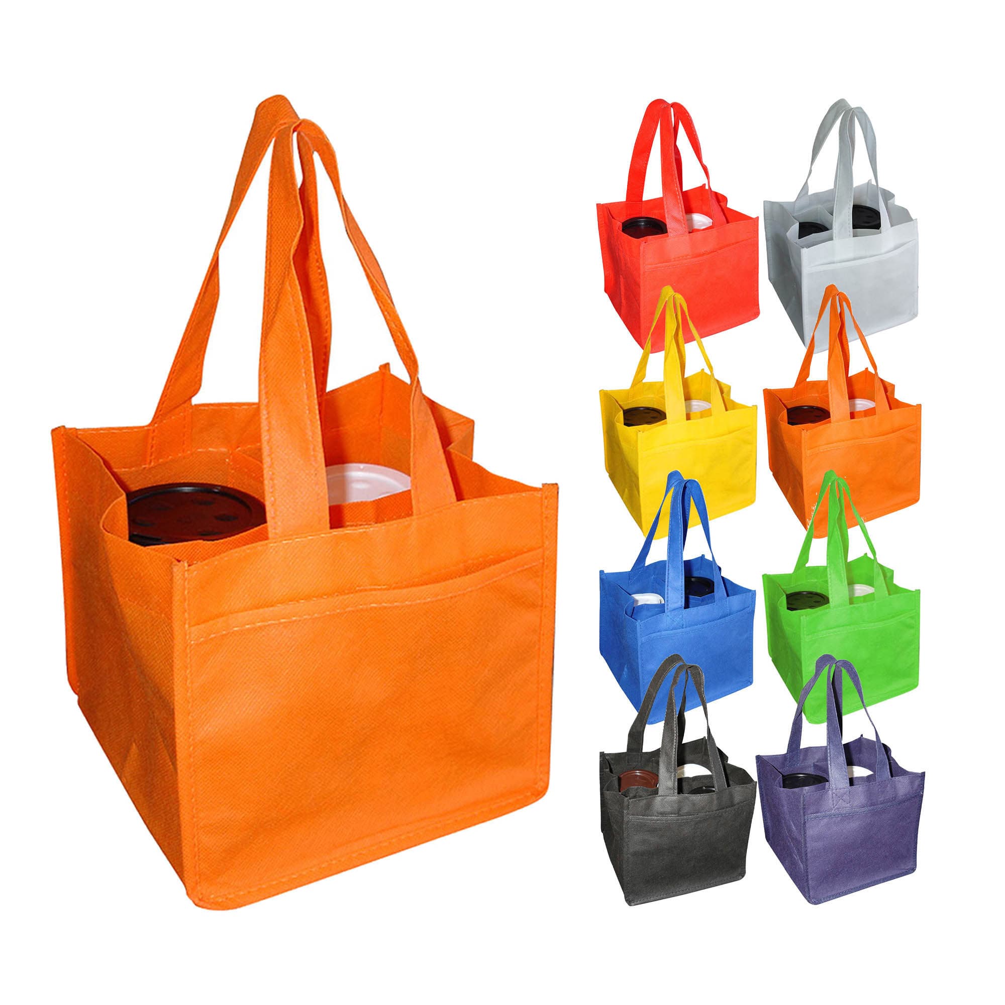 Non Woven 4 Coffee Cups Bag - image 1