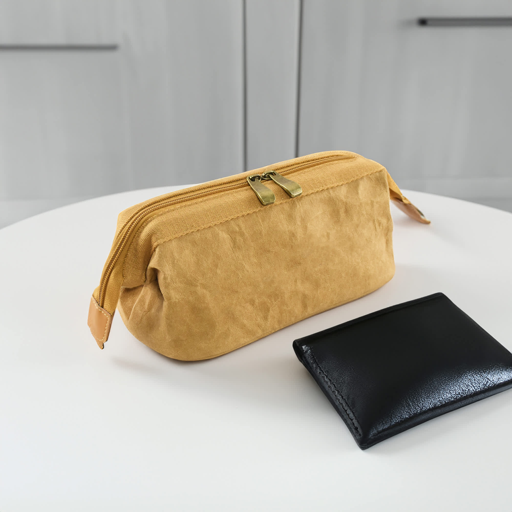 Shanklin Kraft Paper Cosmetic Bag
