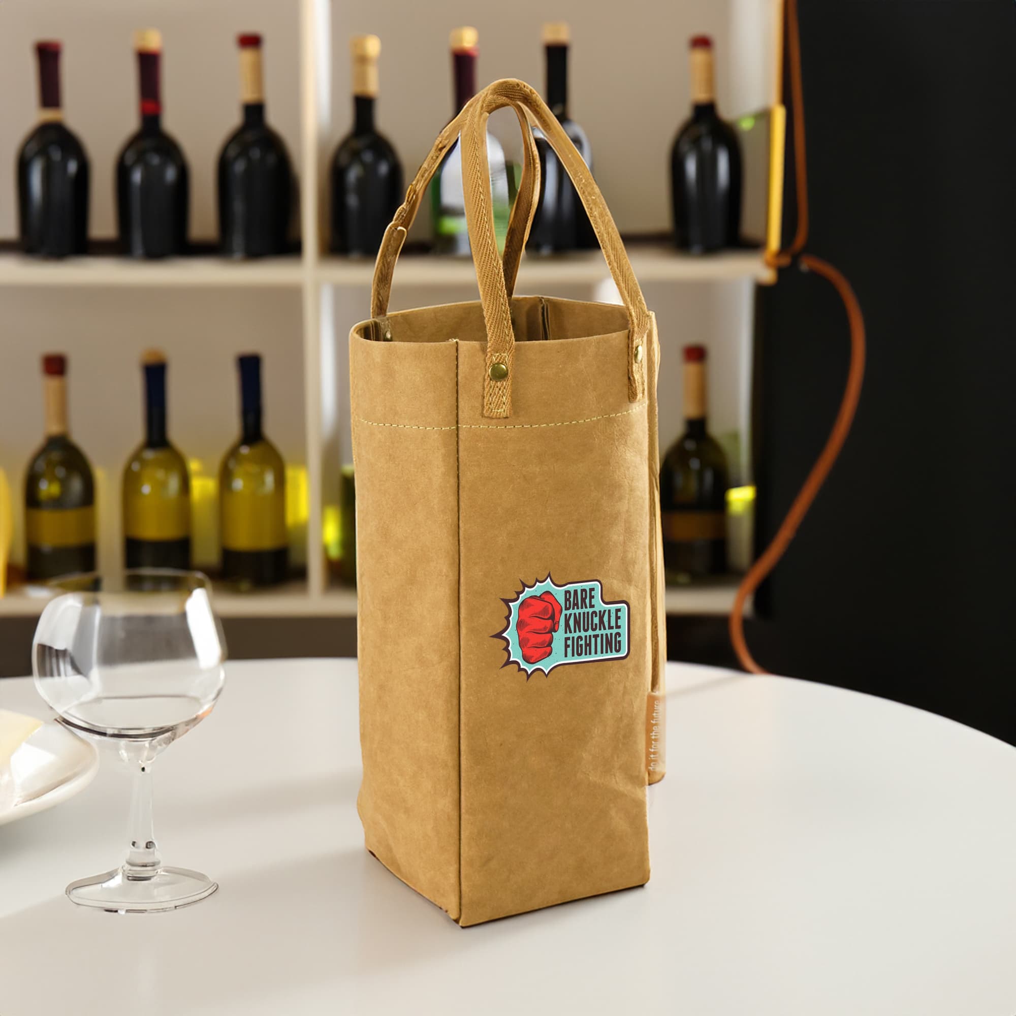 Kraft Paper Wine Carry Bag - image 1