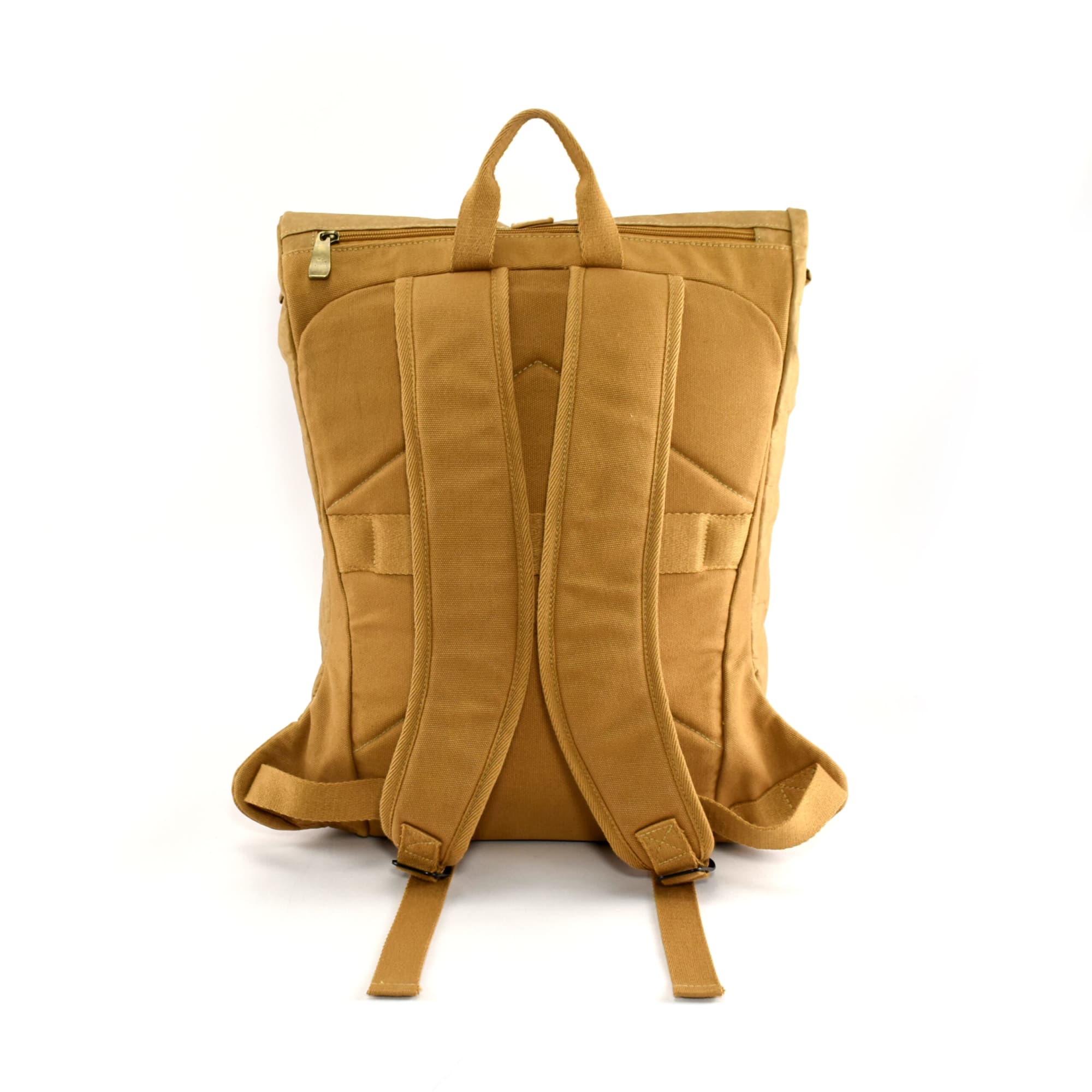 Green Leaf Kraft Paper Laptop Backpack