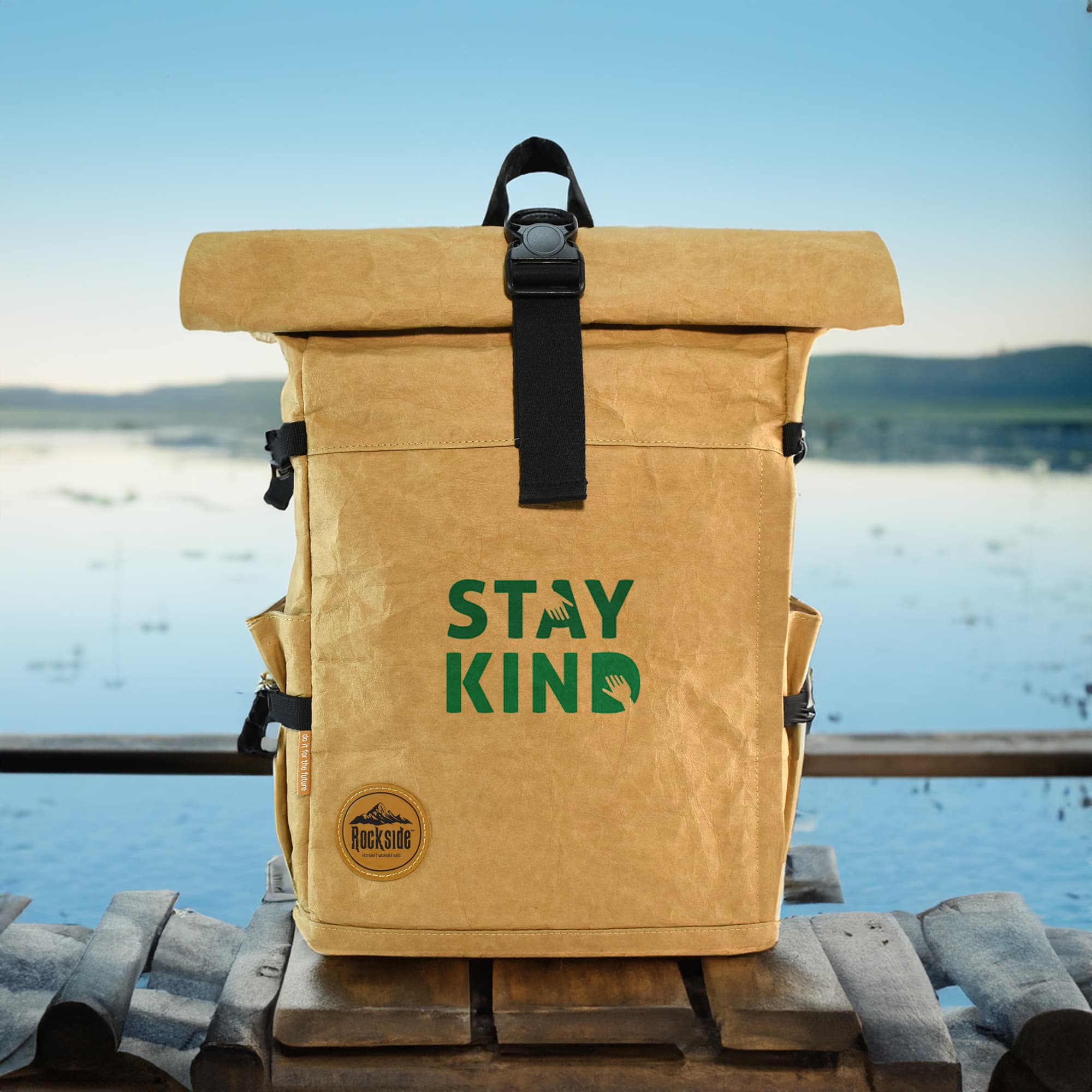 Etsi Kraft Paper Laptop Backpack - PPB054 Image