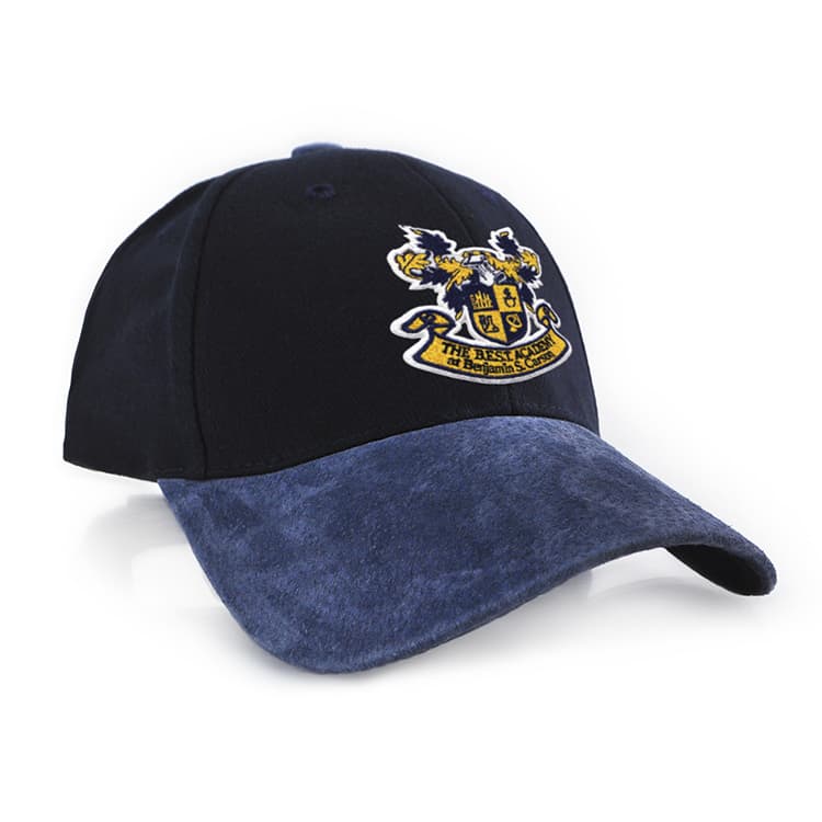 Heavy Brushed Cotton Suede Peak Cap