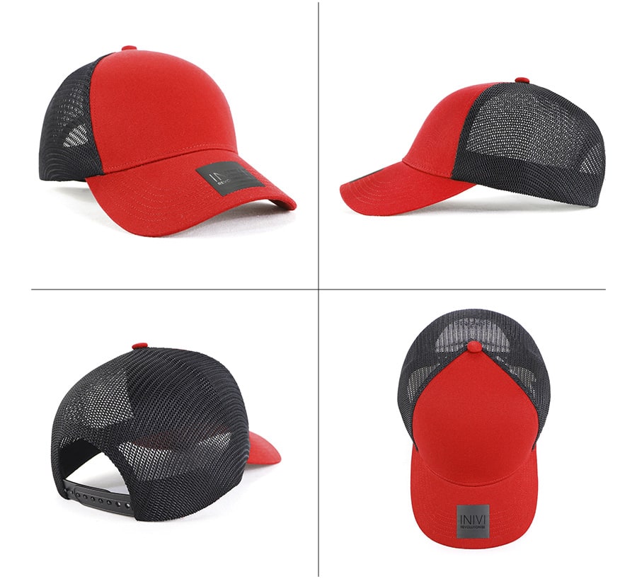 INIVI SEAMLESS 2 PANEL COTTON/MESH - SNAPBACK