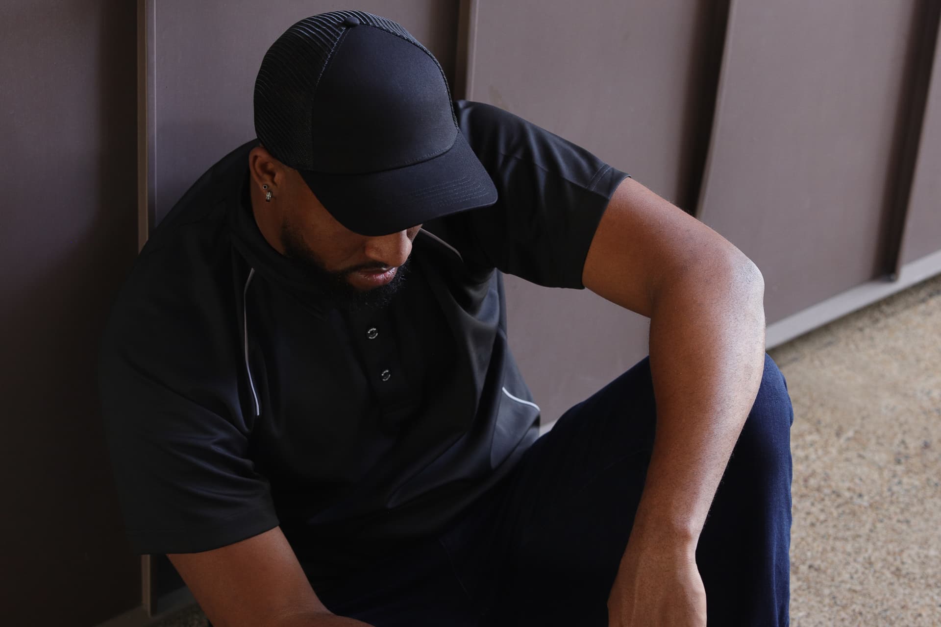 INIVI SEAMLESS 2 PANEL COTTON/MESH - SNAPBACK