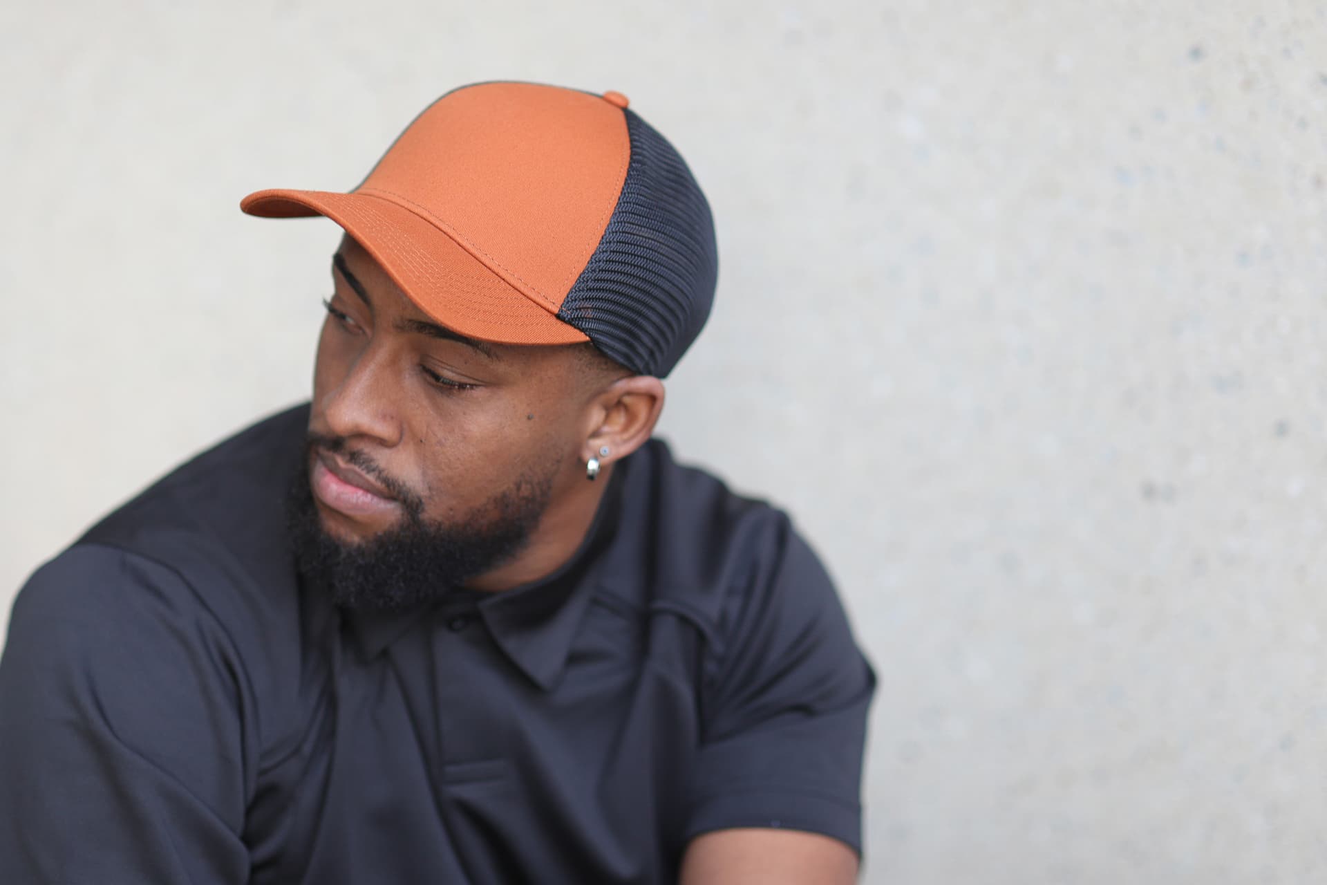 INIVI SEAMLESS 2 PANEL COTTON/MESH - SNAPBACK