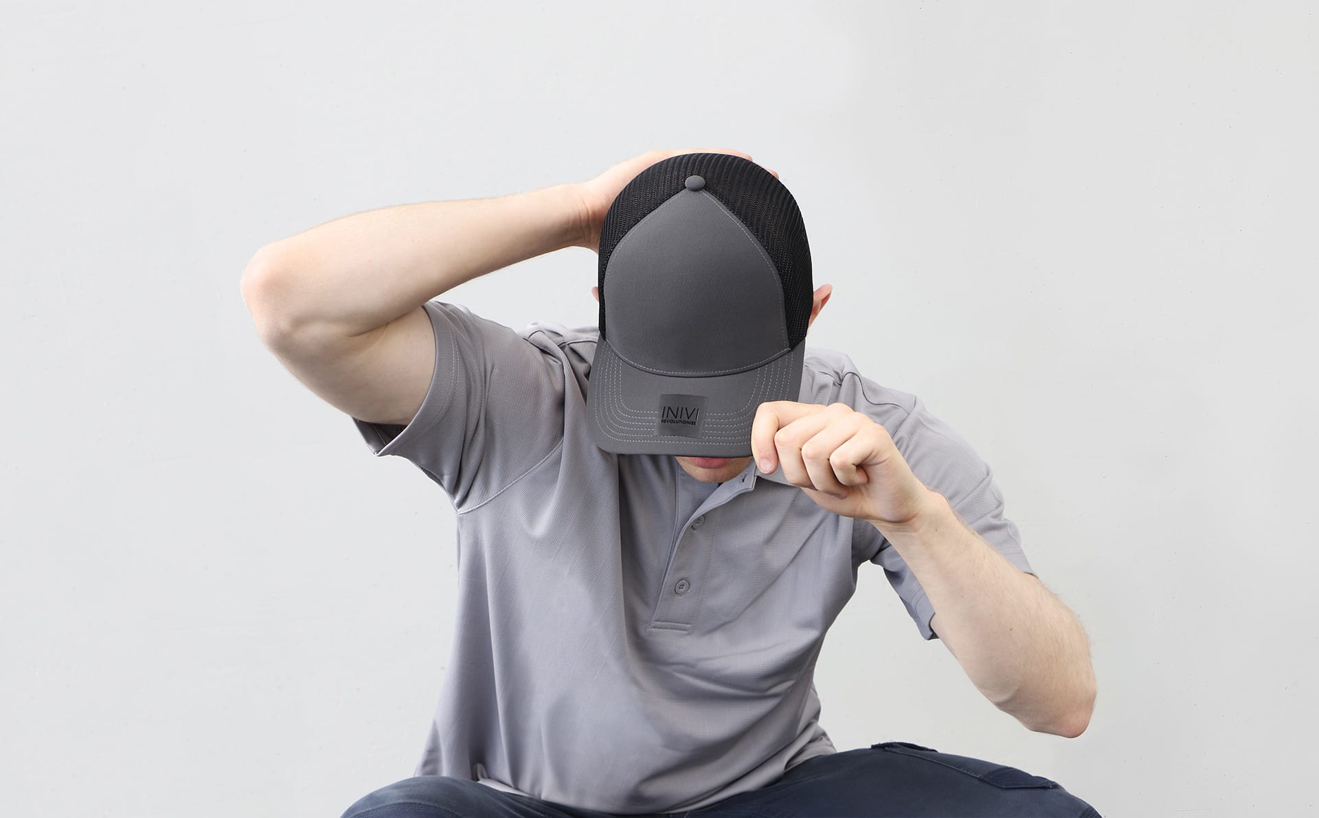 INIVI SEAMLESS 2 PANEL POLYESTER/MESH - SNAPBACK