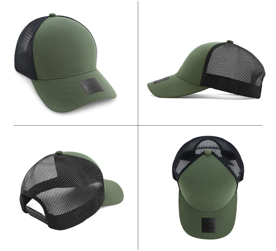 INIVI SEAMLESS 2 PANEL POLYESTER/MESH - SNAPBACK
