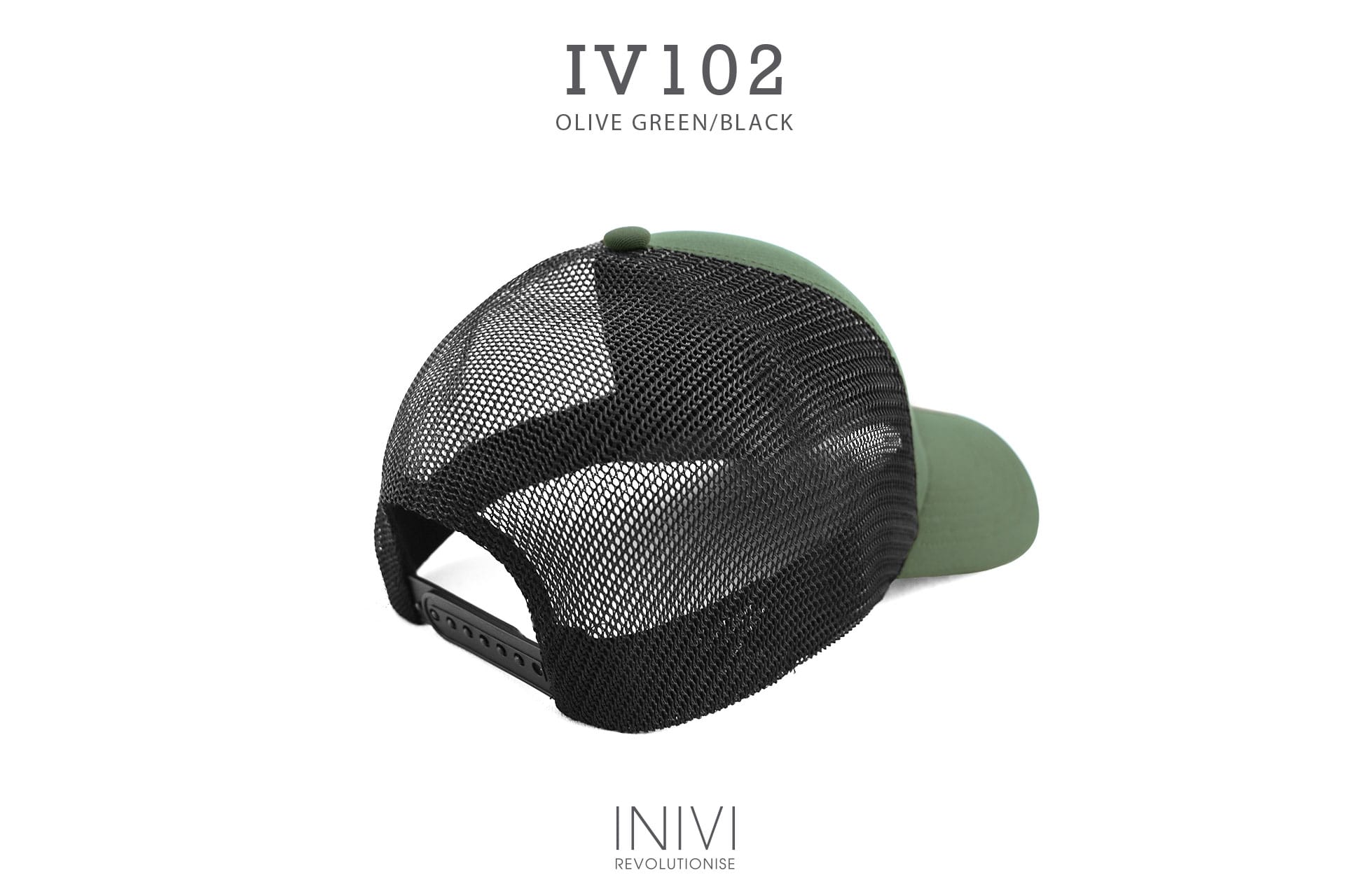 INIVI SEAMLESS 2 PANEL POLYESTER/MESH - SNAPBACK