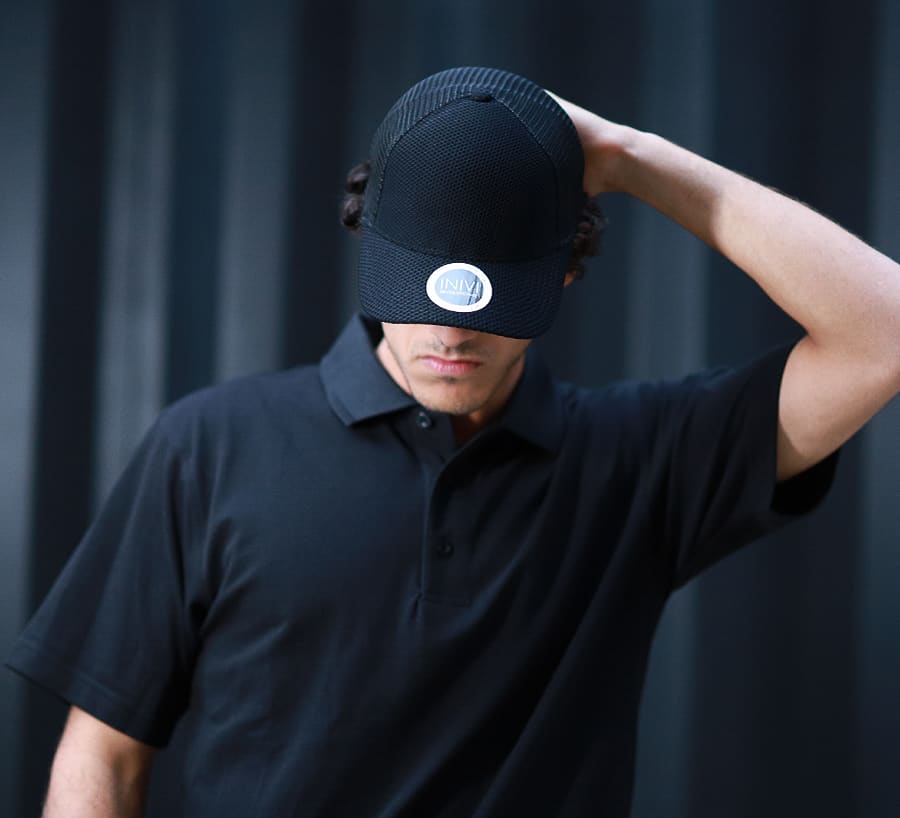 INIVI SEAMLESS 2 PANEL 3D MESH CROWN/MESH - SNAPBACK