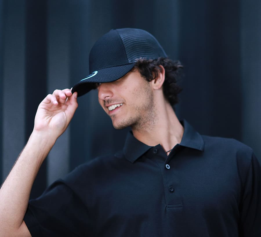 INIVI SEAMLESS 2 PANEL 3D MESH CROWN/MESH - SNAPBACK
