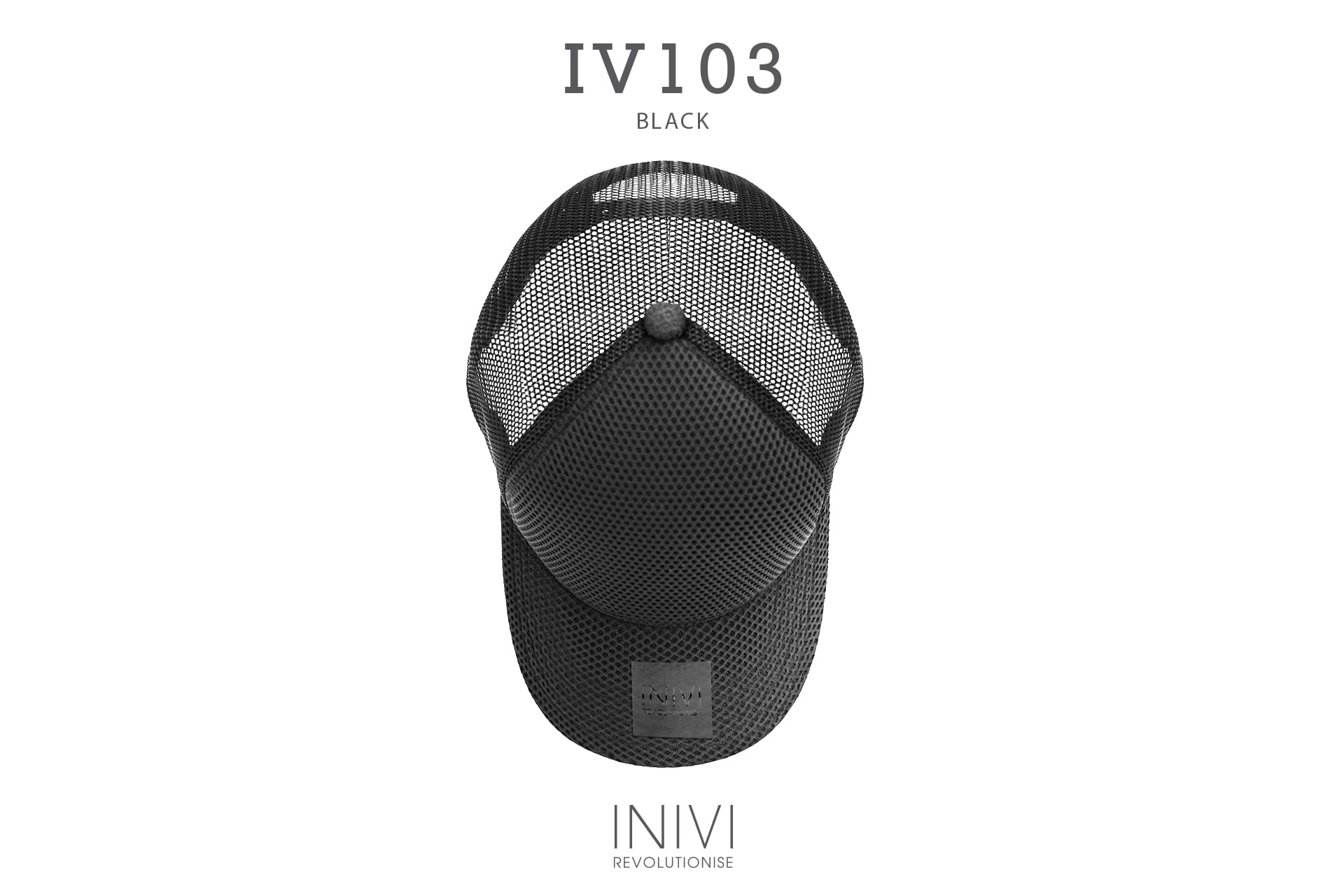 INIVI SEAMLESS 2 PANEL 3D MESH CROWN/MESH - SNAPBACK