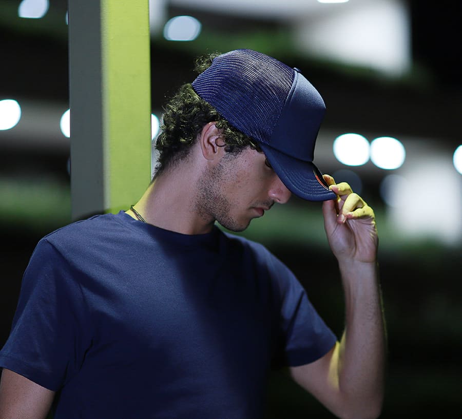INIVI CLASSIC TRUCKER WITH SEAMLESS MESH - SNAPBACK