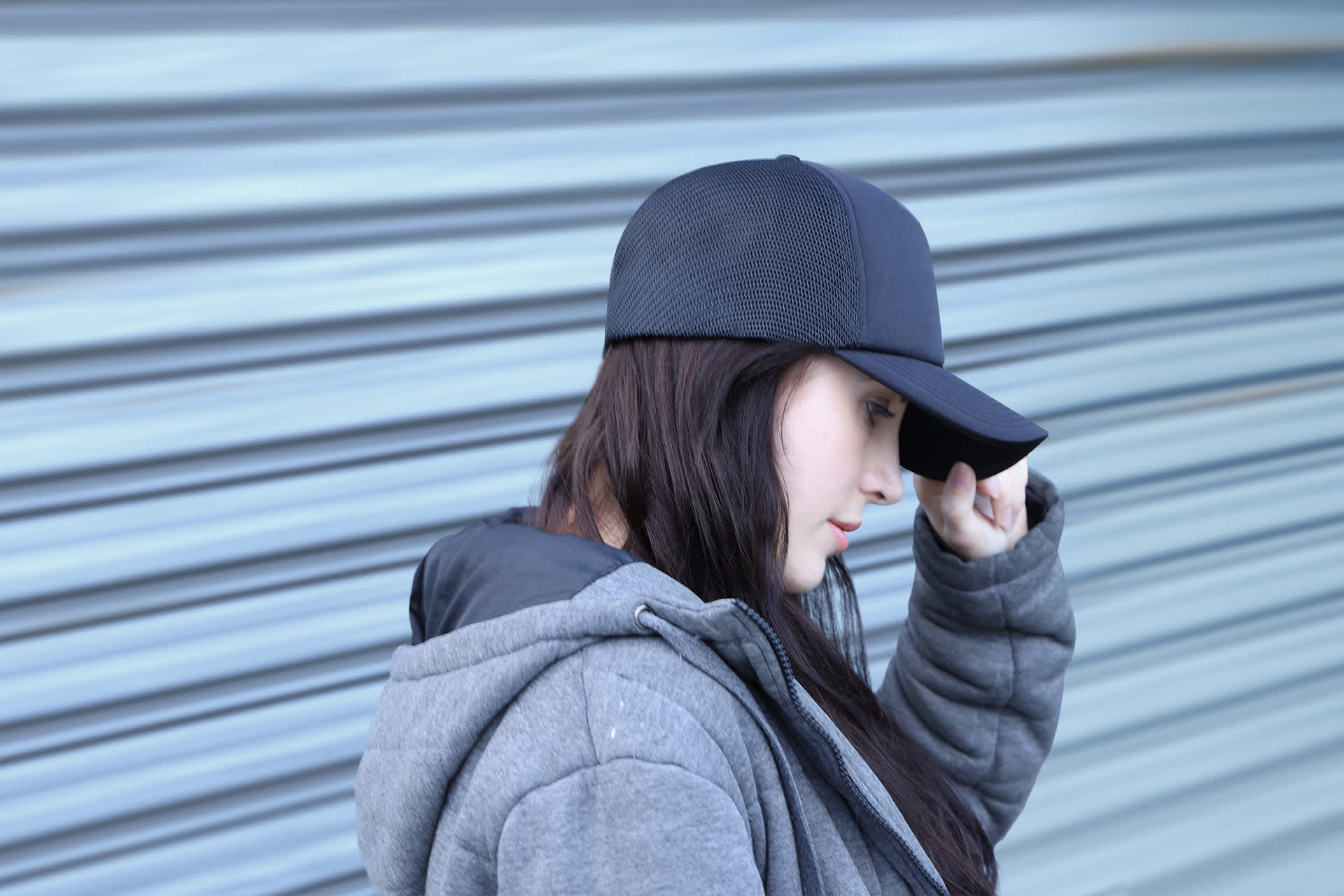 INIVI CLASSIC TRUCKER WITH SEAMLESS MESH - SNAPBACK