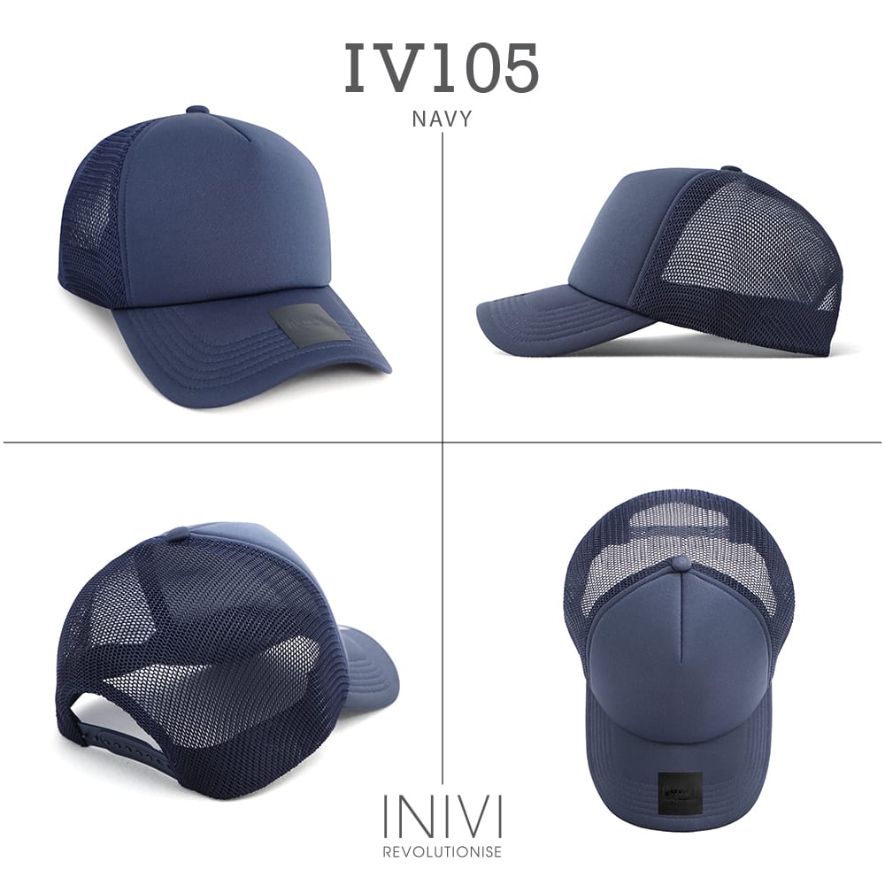 INIVI CLASSIC TRUCKER WITH SEAMLESS MESH - SNAPBACK