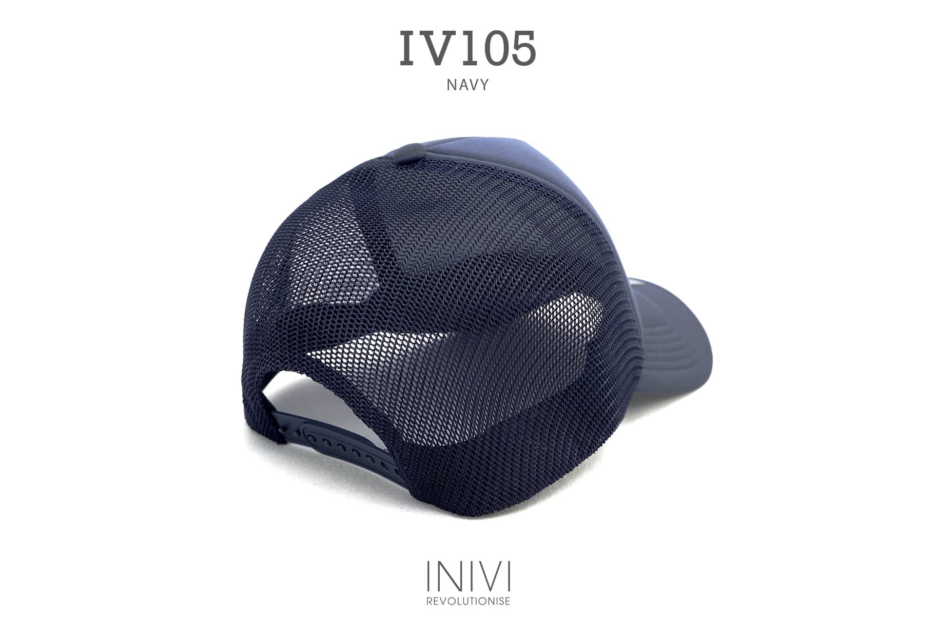 INIVI CLASSIC TRUCKER WITH SEAMLESS MESH - SNAPBACK