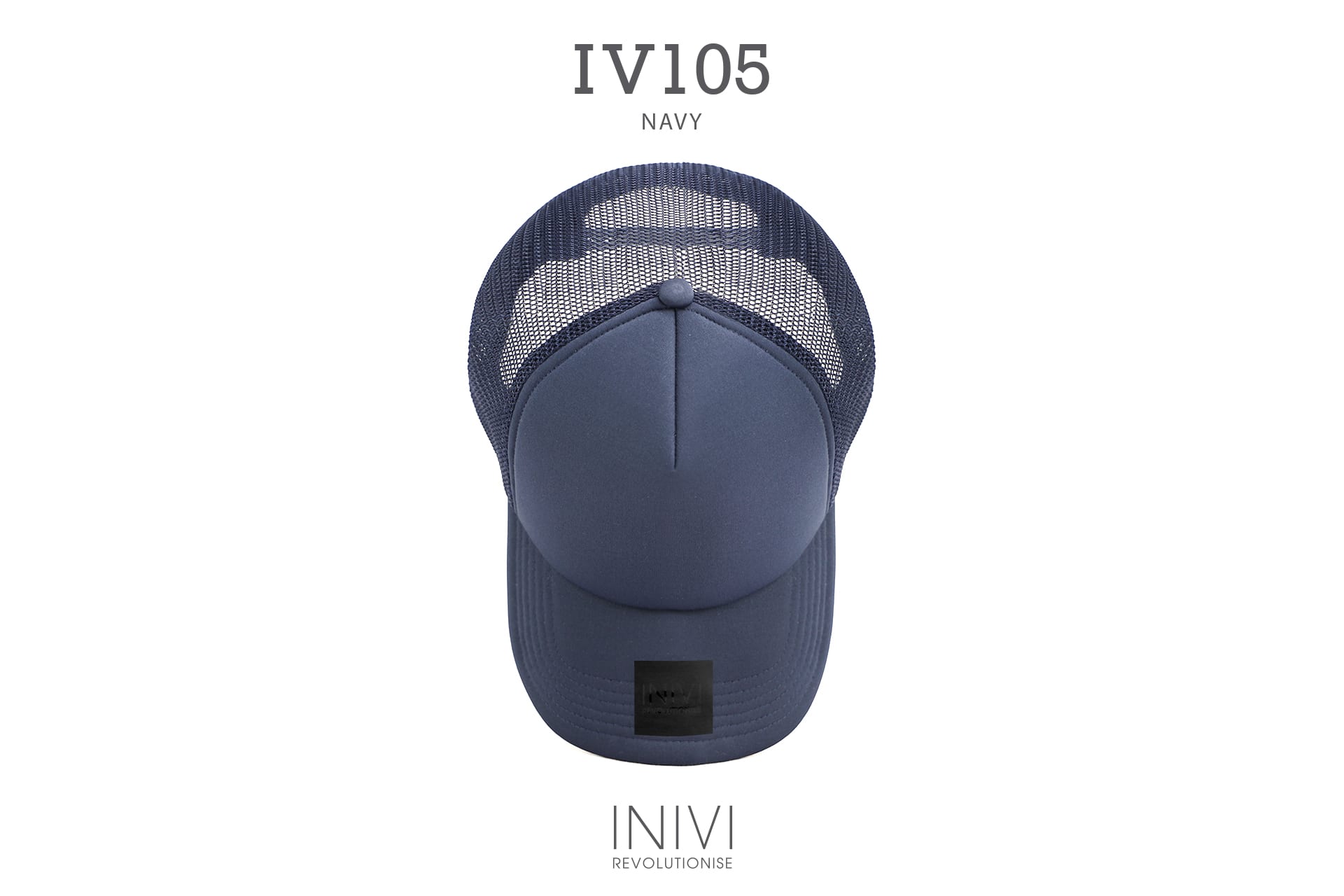 INIVI CLASSIC TRUCKER WITH SEAMLESS MESH - SNAPBACK