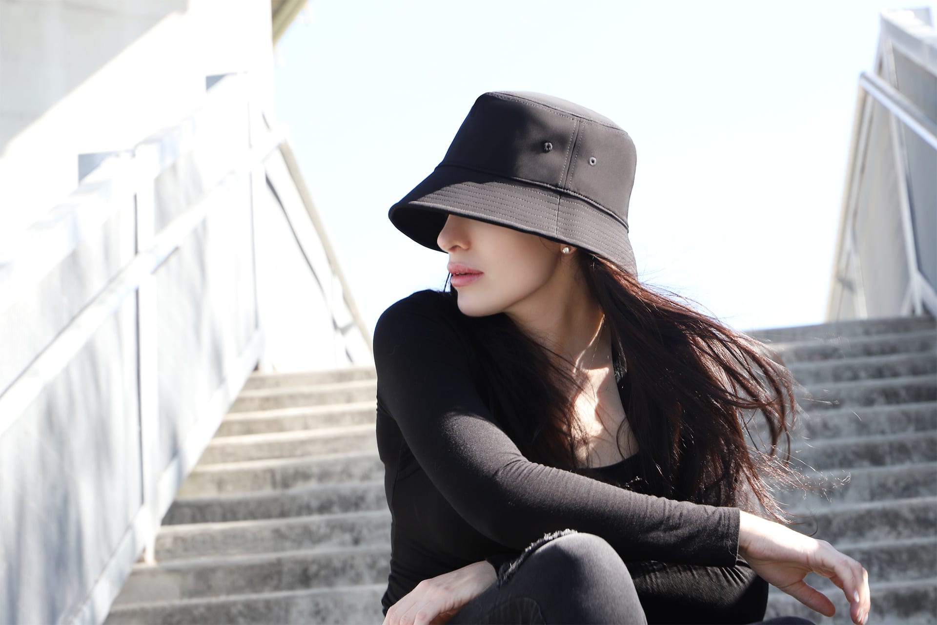 INIVI COTTON SPANDEX BUCKET HAT
