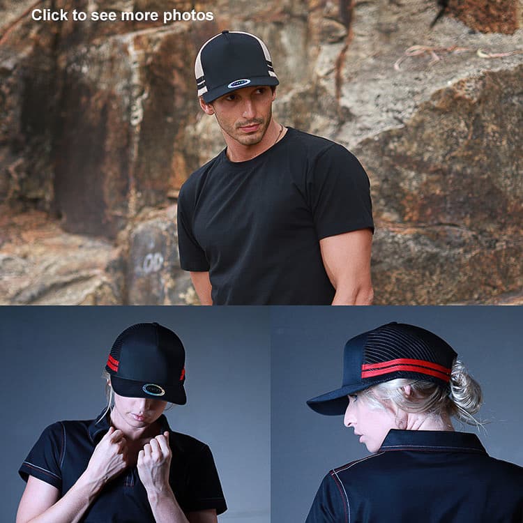 INIVI SEAMLESS SIDE AND BACK PANEL POLYCOTTON/MESH - SNAPBACK