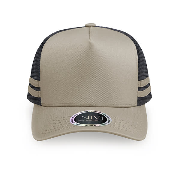 INIVI SEAMLESS SIDE AND BACK PANEL POLYCOTTON/MESH - SNAPBACK