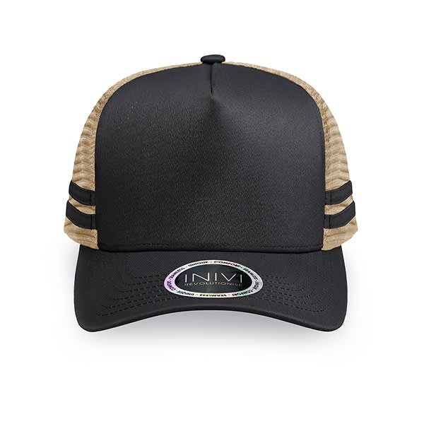 INIVI SEAMLESS SIDE AND BACK PANEL POLYCOTTON/MESH - SNAPBACK