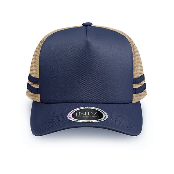 INIVI SEAMLESS SIDE AND BACK PANEL POLYCOTTON/MESH - SNAPBACK