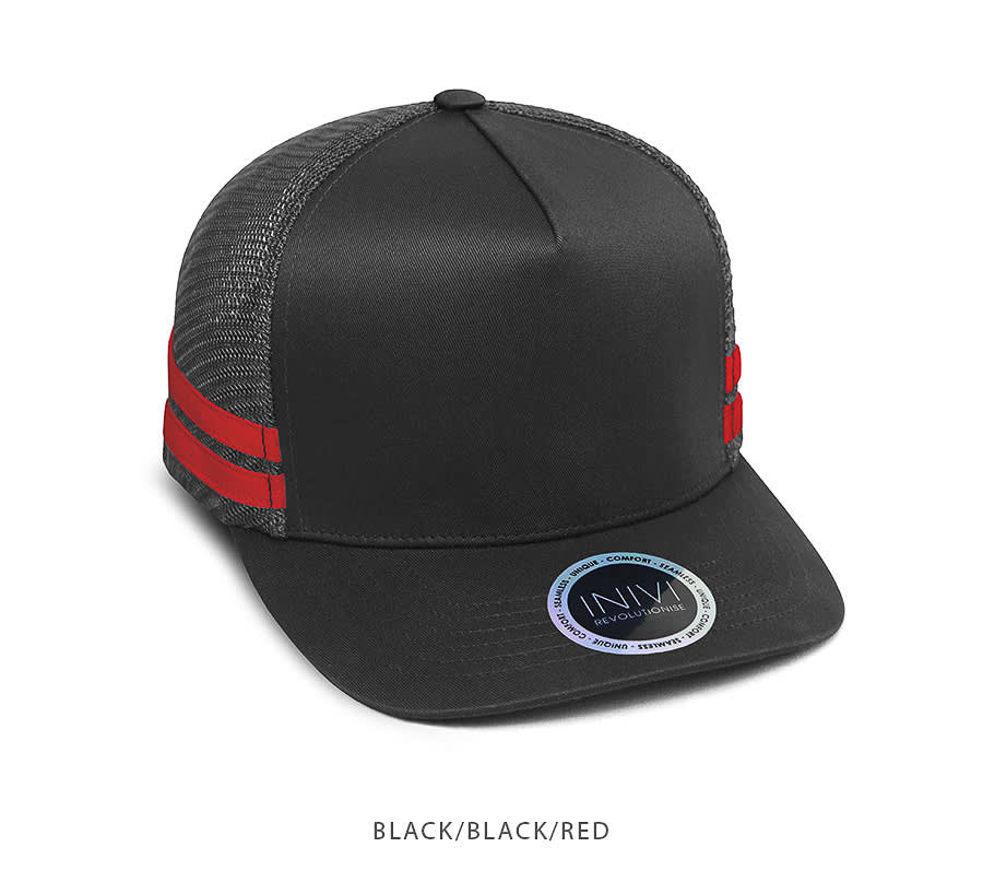 INIVI SEAMLESS SIDE AND BACK PANEL POLYCOTTON/MESH - SNAPBACK