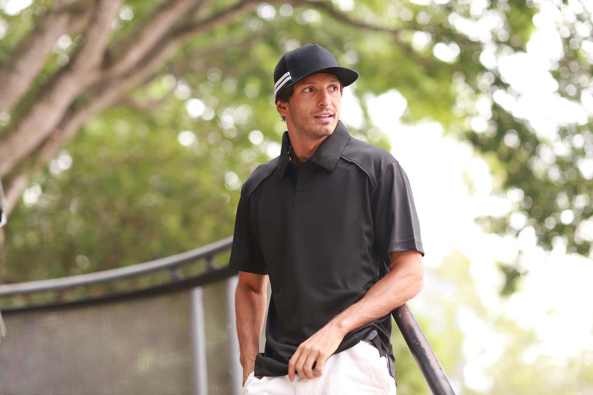 INIVI SEAMLESS SIDE AND BACK PANEL POLYCOTTON/MESH - SNAPBACK