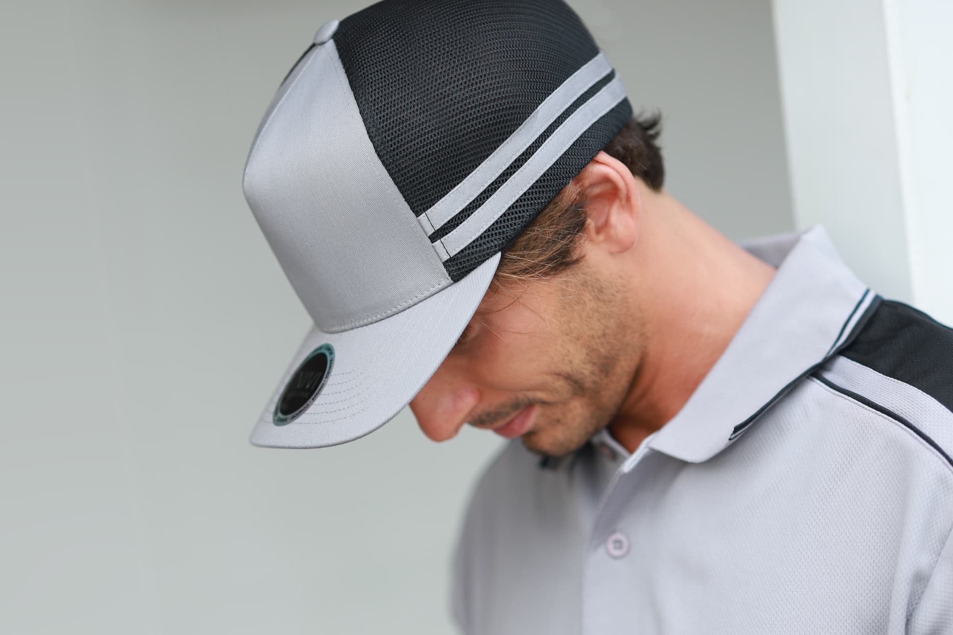 INIVI SEAMLESS SIDE AND BACK PANEL POLYCOTTON/MESH - SNAPBACK