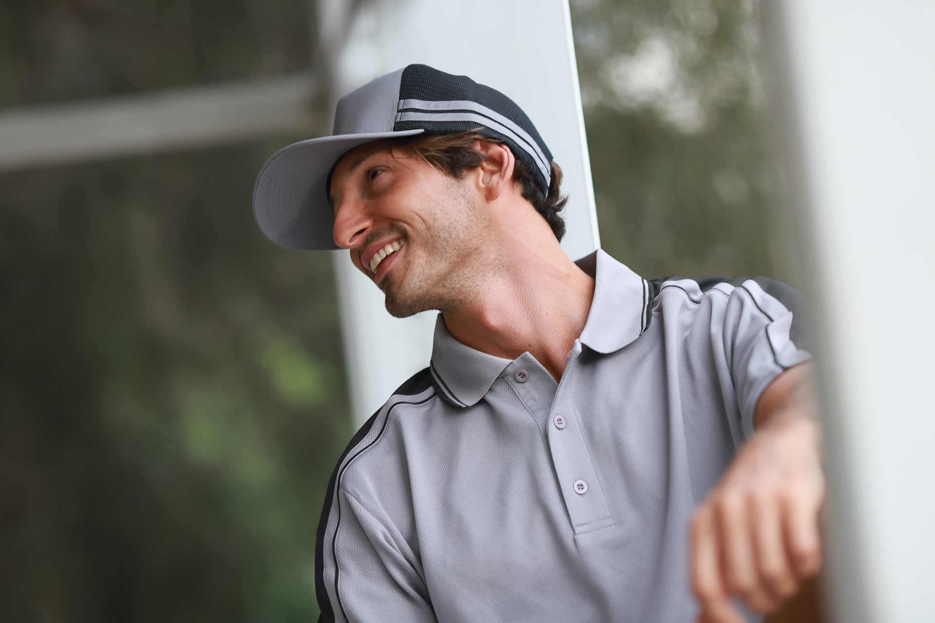 INIVI SEAMLESS SIDE AND BACK PANEL POLYCOTTON/MESH - SNAPBACK