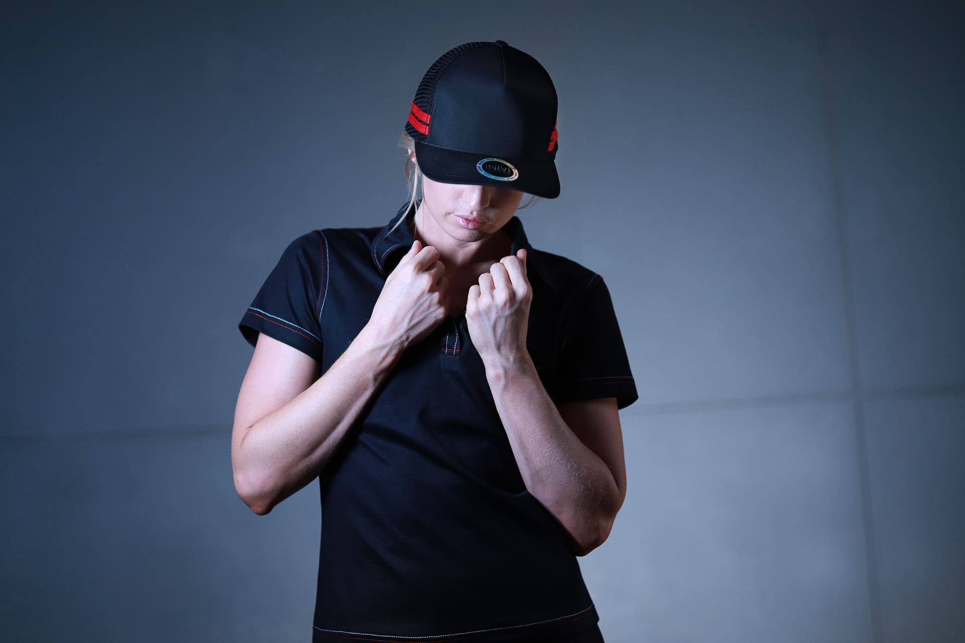 INIVI SEAMLESS SIDE AND BACK PANEL POLYCOTTON/MESH - SNAPBACK