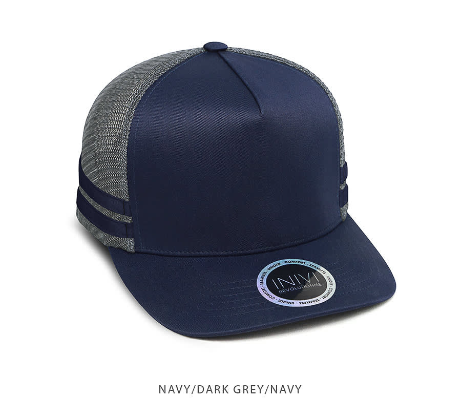 INIVI SEAMLESS SIDE AND BACK PANEL POLYCOTTON/MESH - SNAPBACK