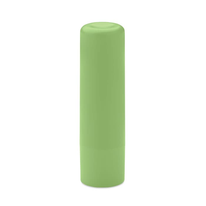 A drink bottle in a vibrant light green colour, featuring a simple design and smooth surface, with a logo.
