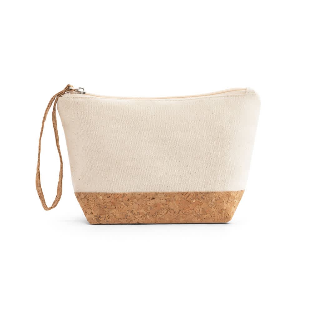 Blanchett – 100% cotton and cork toiletry bag