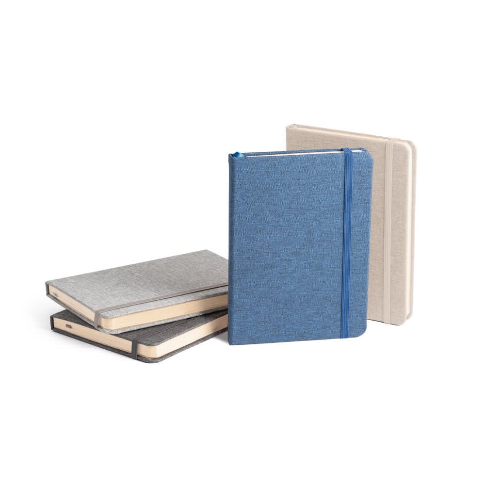 Boyd – A5 notebook in recycled polyester (100% rPET) with lined sheets