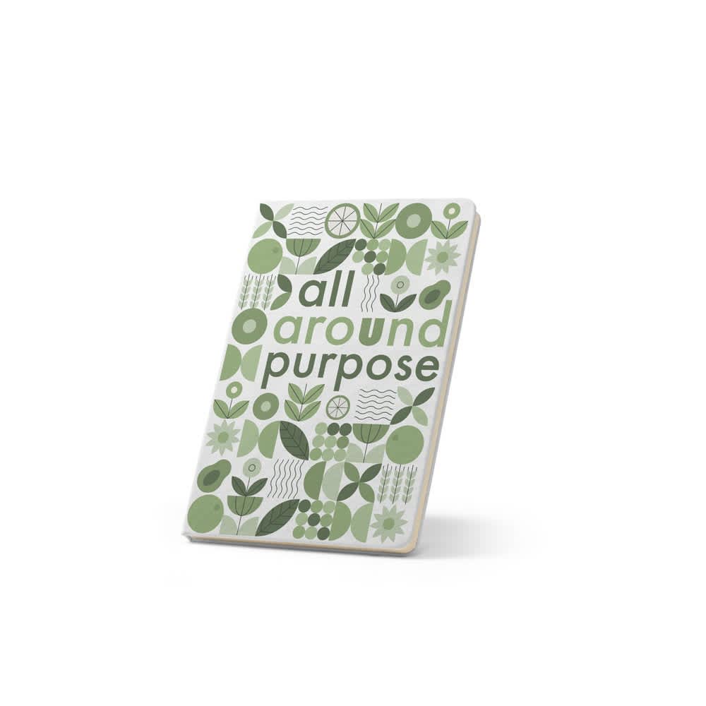 Anne Sub – A5 notebook in recycled polyester (100% rPET) 300D, ideal for sublimation personalisation